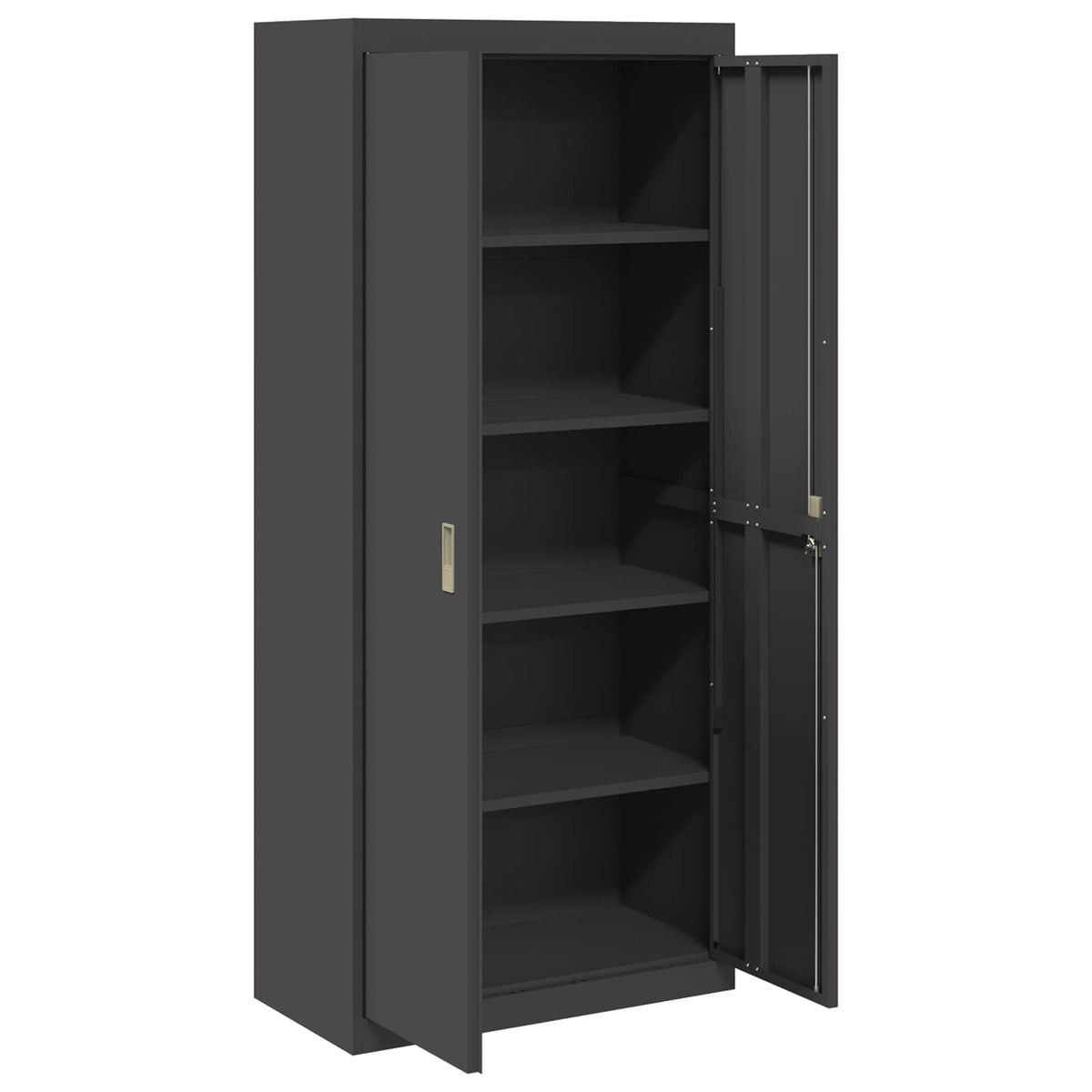 Oppbevaringsskap Juodas 80 x 40 x 180 cm Plienas