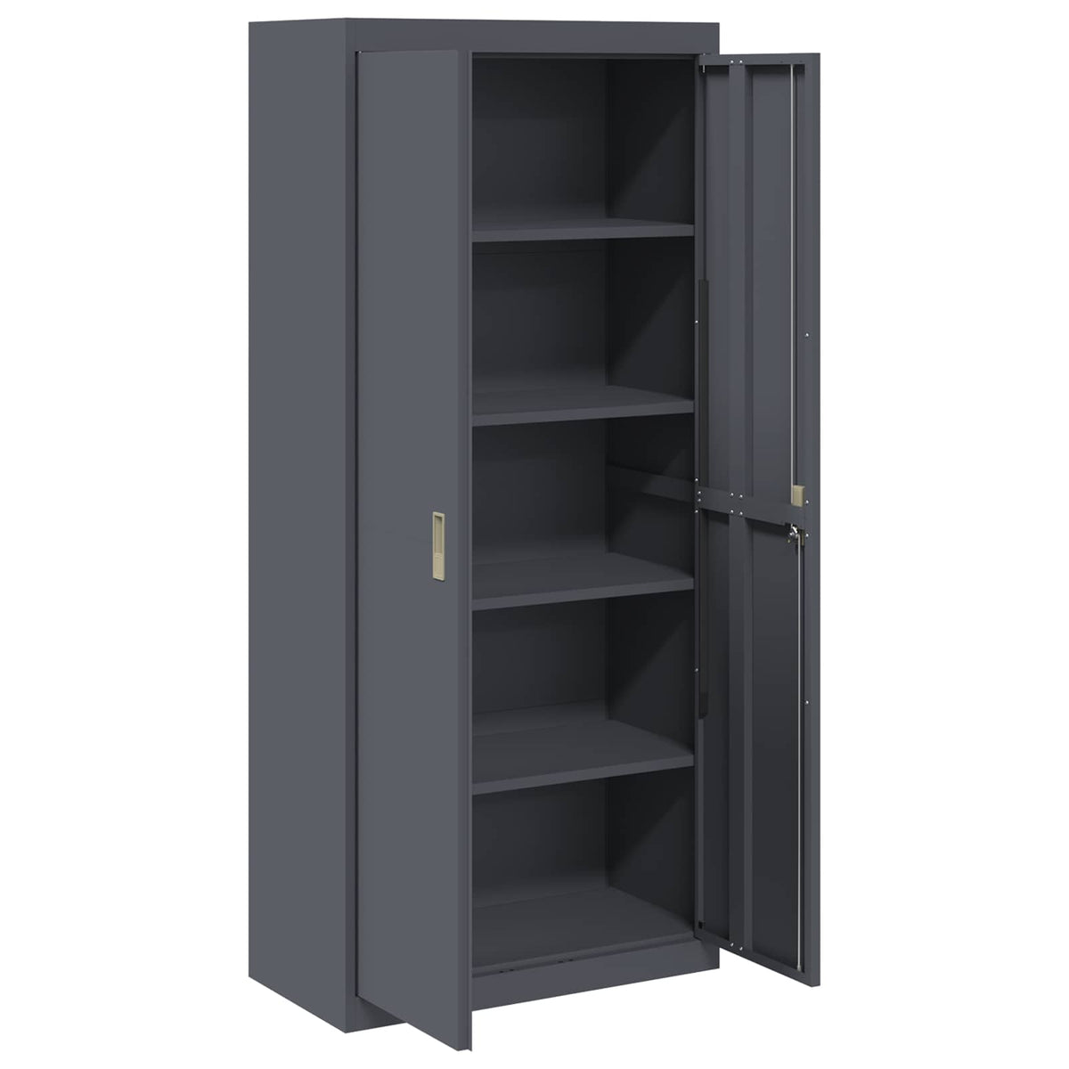 Oppbevaringsskap Antracitas 80 x 40 x 180 cm Plienas