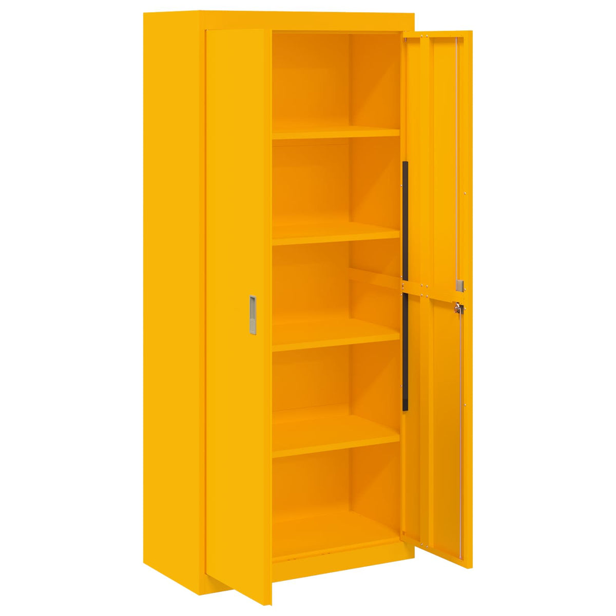 Oppbevaringsskap Garučių geltona 80 x 40 x 180 cm Plienas