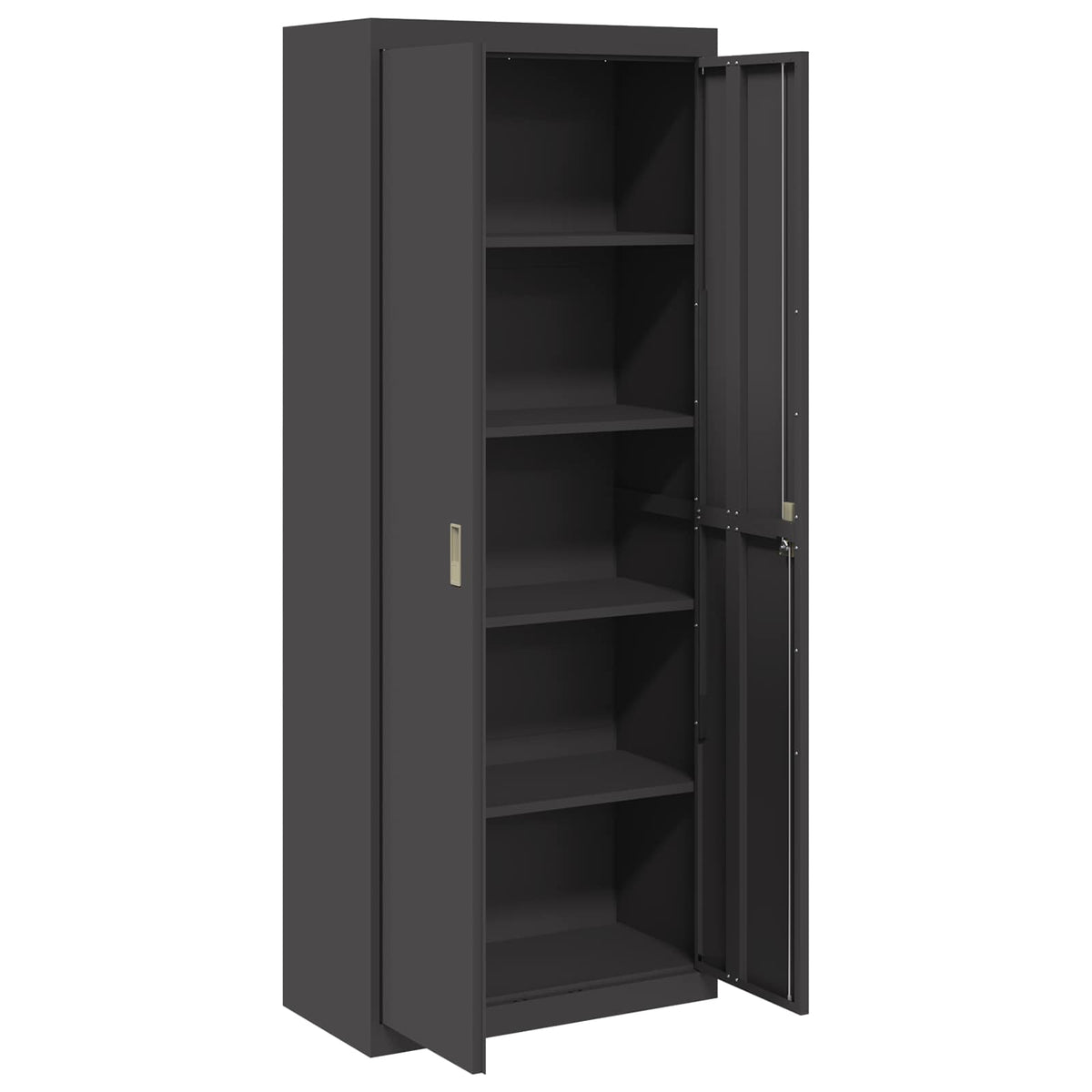 Oppbevaringsskap Juodas 80 x 40 x 200 cm Plienas