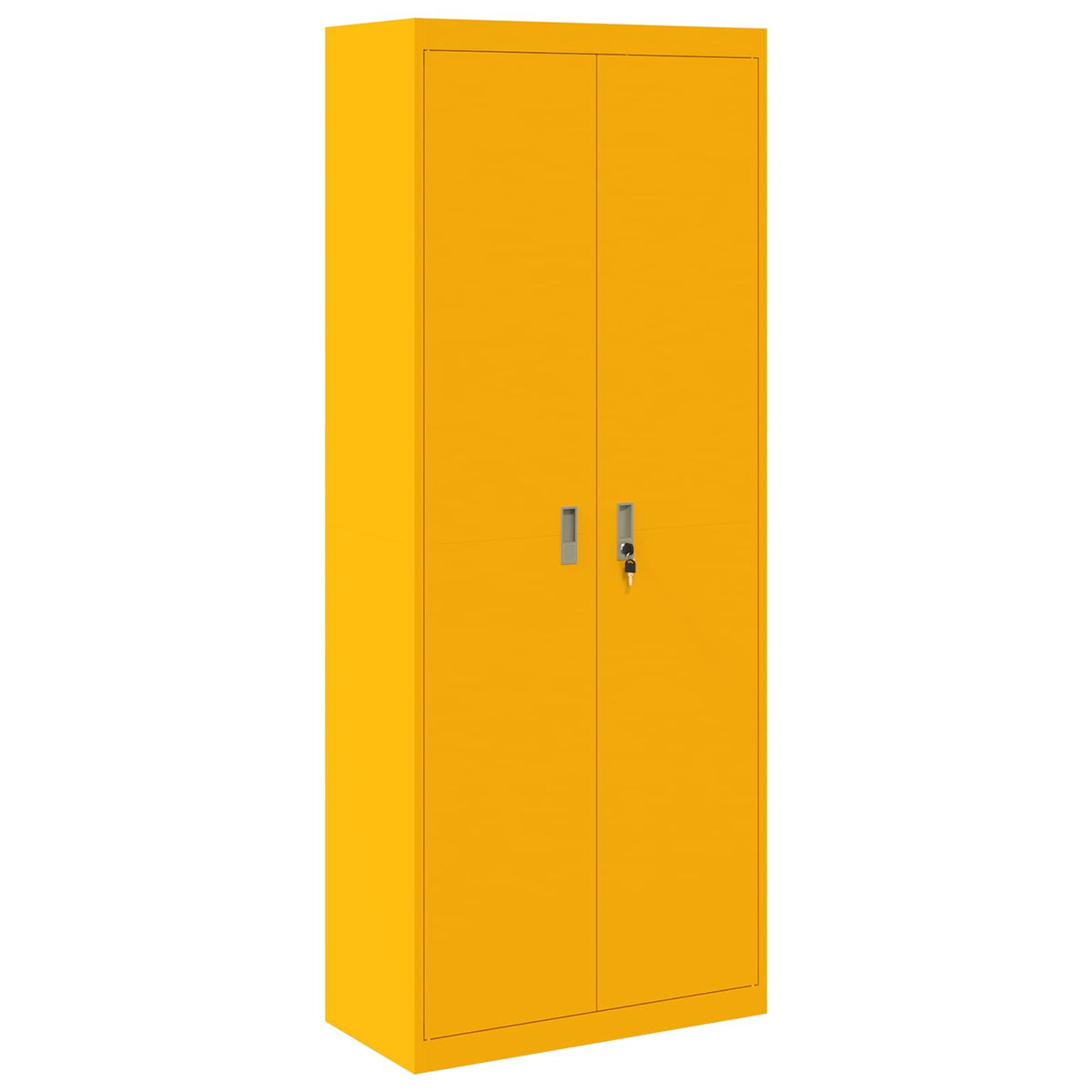 Oppbevaringsskap Garučių geltona 80 x 40 x 200 cm Plienas