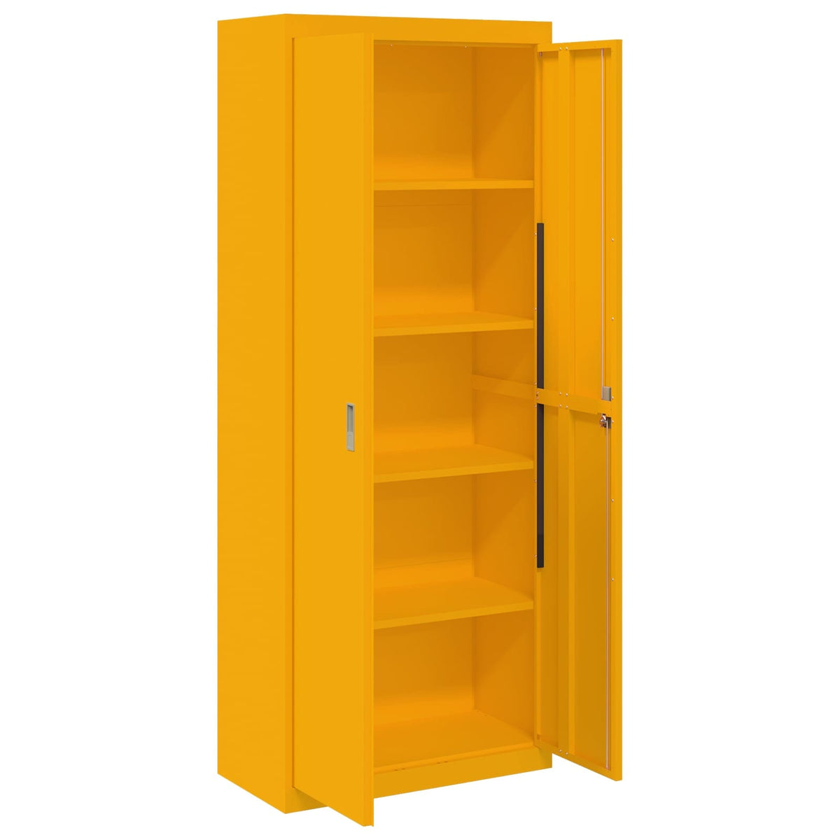 Oppbevaringsskap Garučių geltona 80 x 40 x 200 cm Plienas