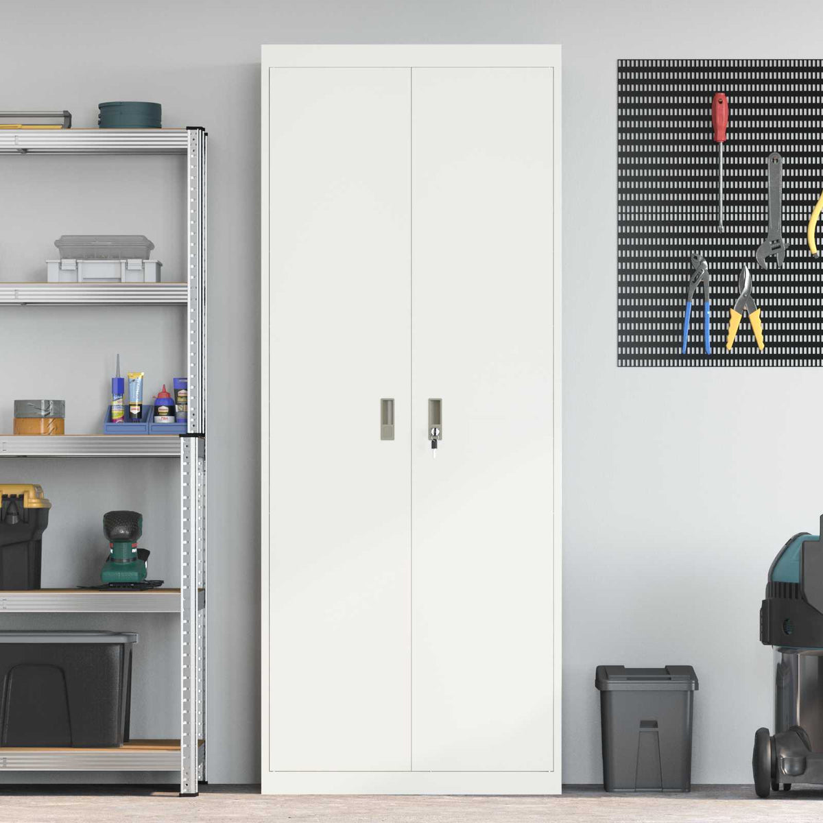 Oppbevaringsskap Baltas 80 x 40 x 200 cm Plienas