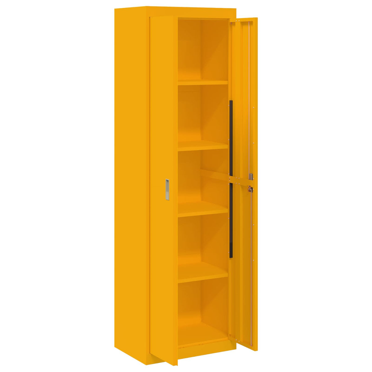 Oppbevaringsskap Garučių geltona 60 x 40 x 200 cm Plienas