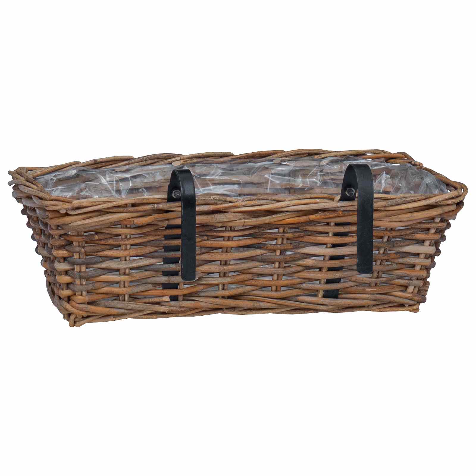 Kabantis gėlių krepšys 2 pcs Ruda 48 x 22 x 15 cm Lacak vytelių