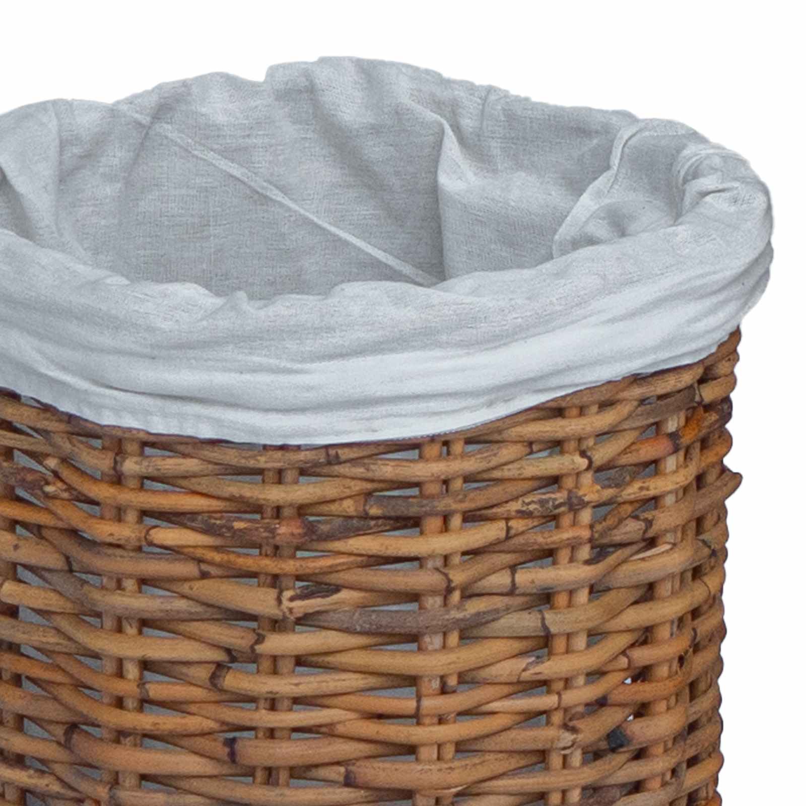 Skalbinių krepšys 2 pcs Ruda Kubu ratanas
