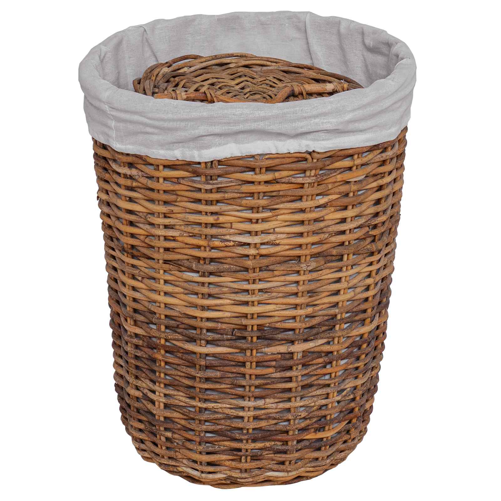 Skalbinių krepšys 2 pcs Ruda Kubu ratanas