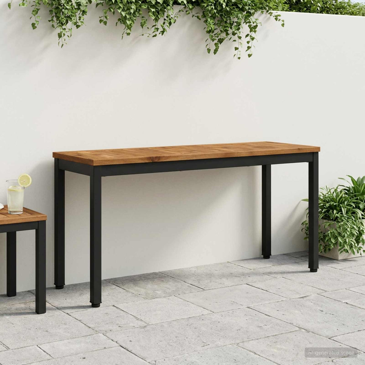Sodo suolas 108,5 x 35 x 45 cm Kietos akacijos mediena