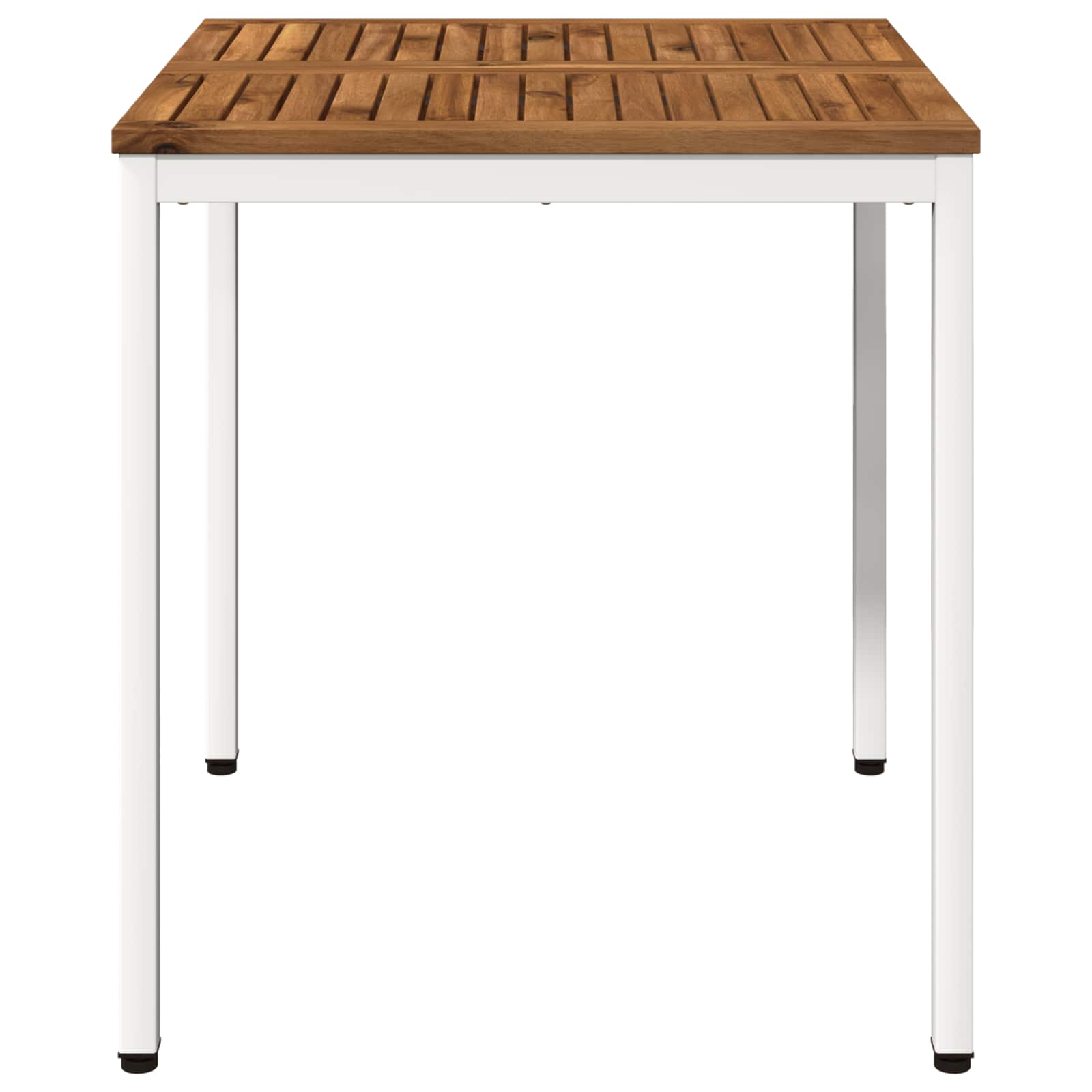 Sodo vakarienės stalas Natūrali ir Balta 70 x 68,5 x 75 cm