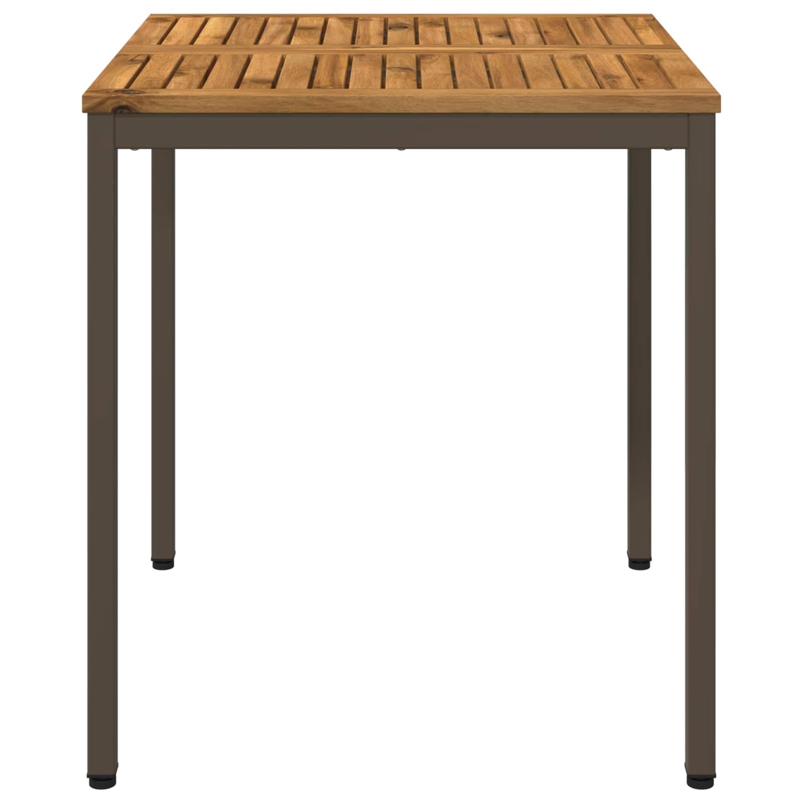 Sodo vakarienės stalas Natūralus ir kava 70 x 68,5 x 75 cm