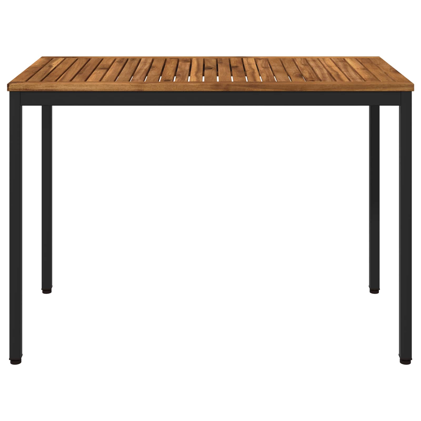 Sodo vakarienės stalas Natūrali ir juoda 108,5 x 55 x 75 cm