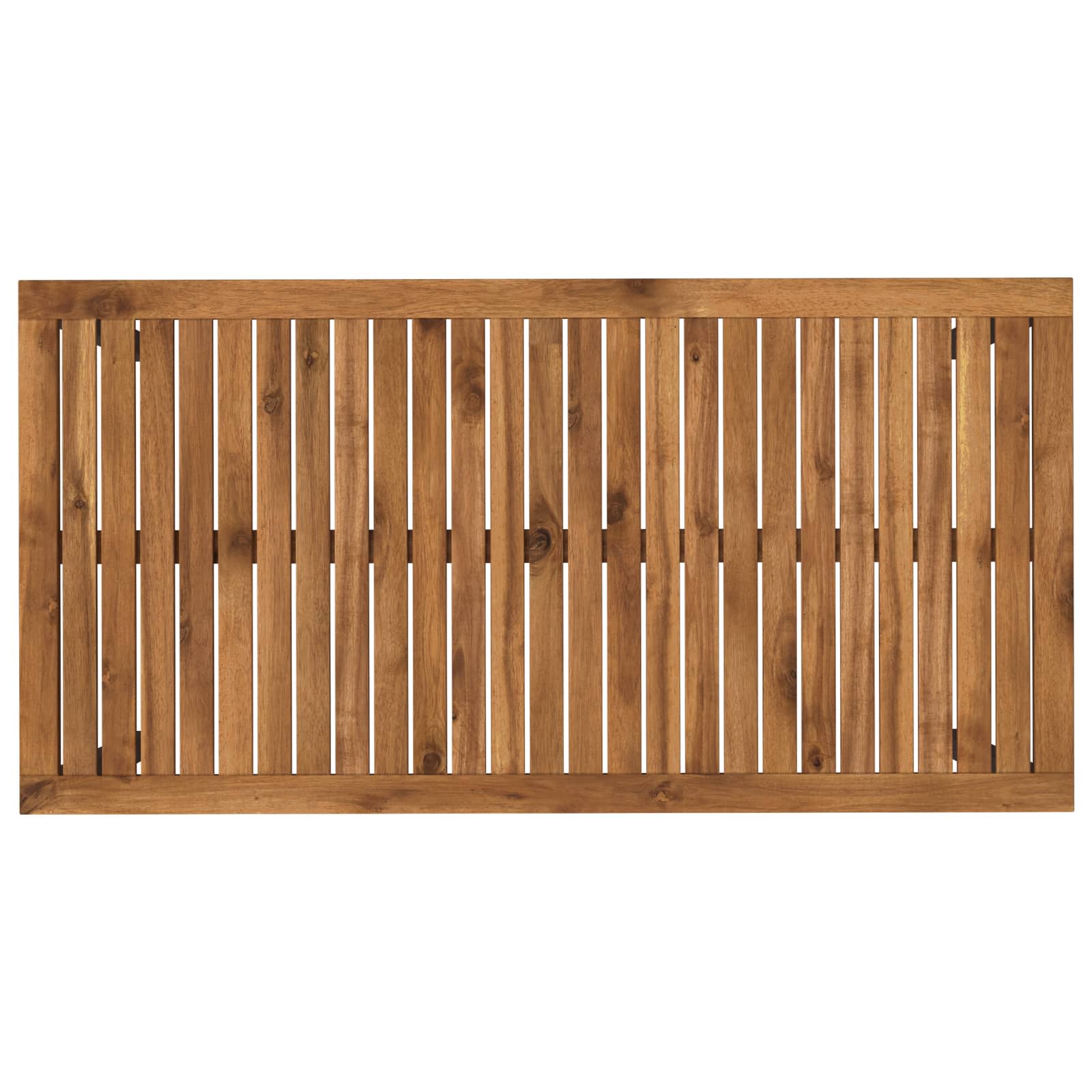 Sodo vakarienės stalas Natūrali ir juoda 108,5 x 55 x 75 cm