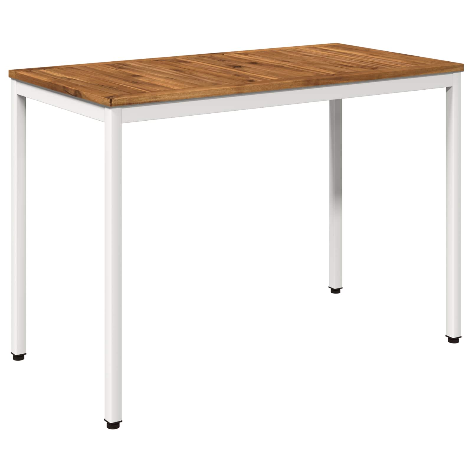 Sodo vakarienės stalas Natūrali ir Balta 108,5 x 55 x 75 cm