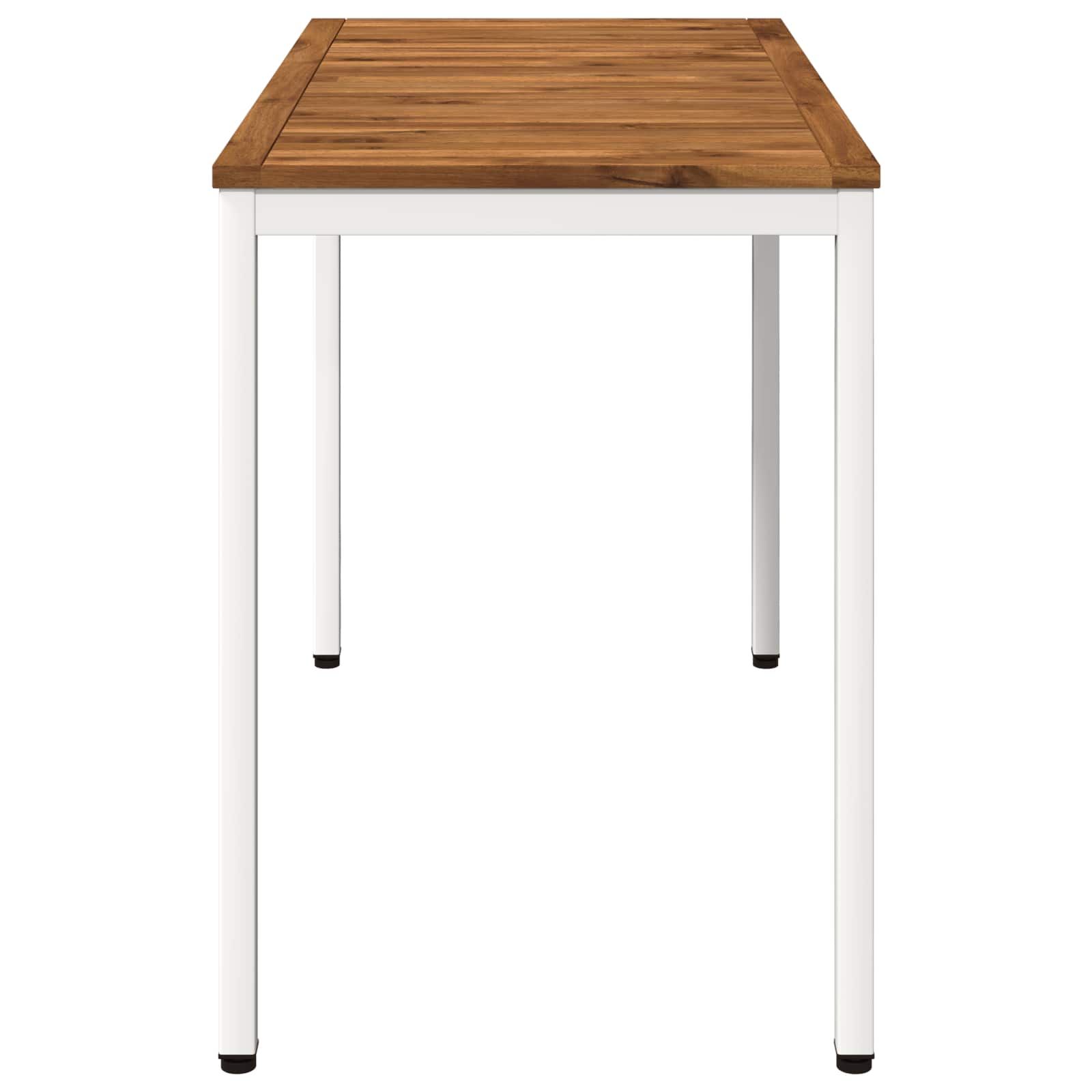 Sodo vakarienės stalas Natūrali ir Balta 108,5 x 55 x 75 cm