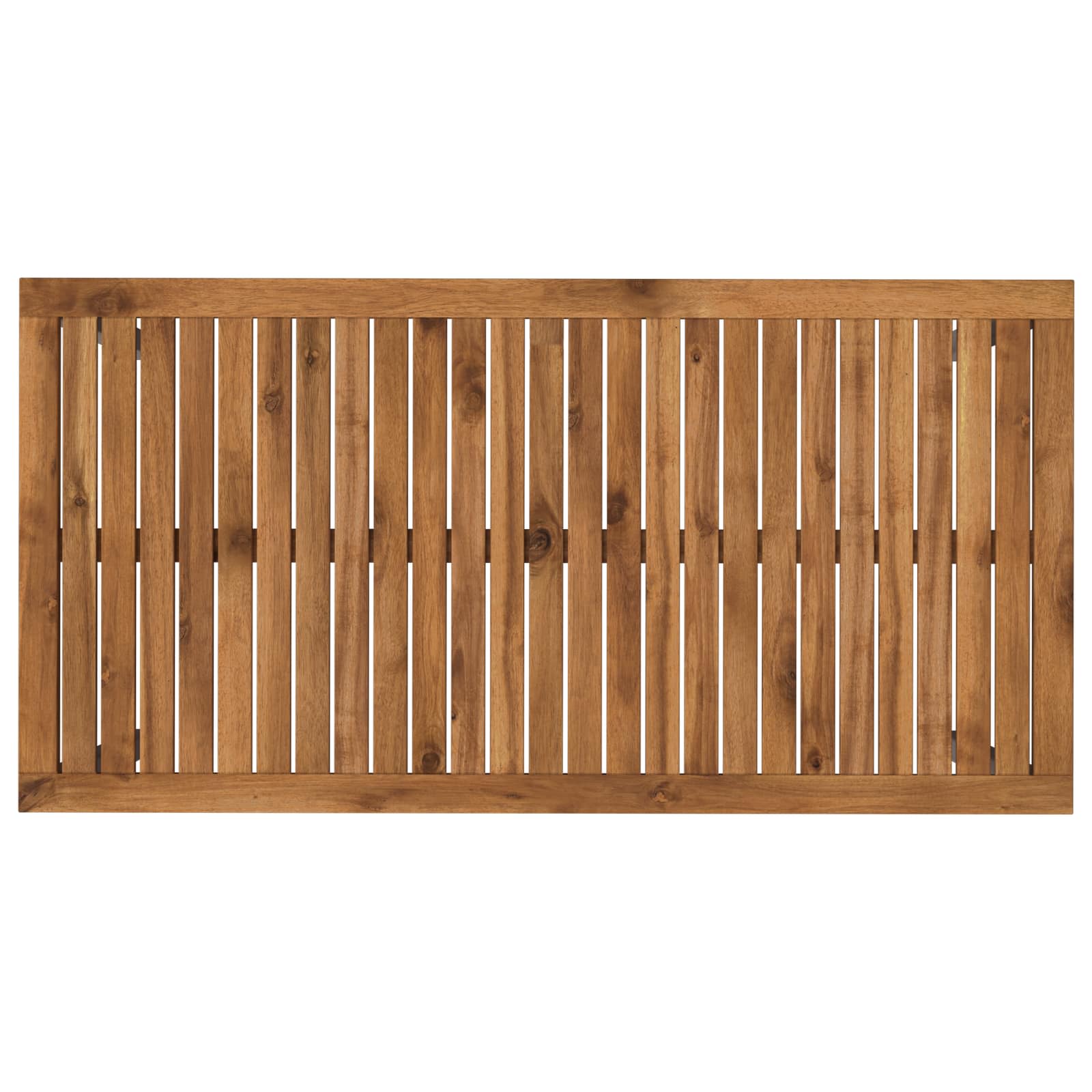 Sodo vakarienės stalas Natūrali ir Balta 108,5 x 55 x 75 cm