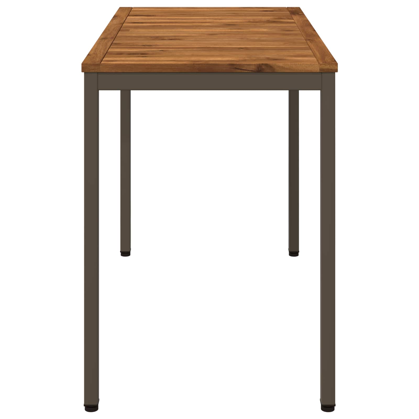 Sodo vakarienės stalas Natūralus ir kava 108,5 x 55 x 75 cm