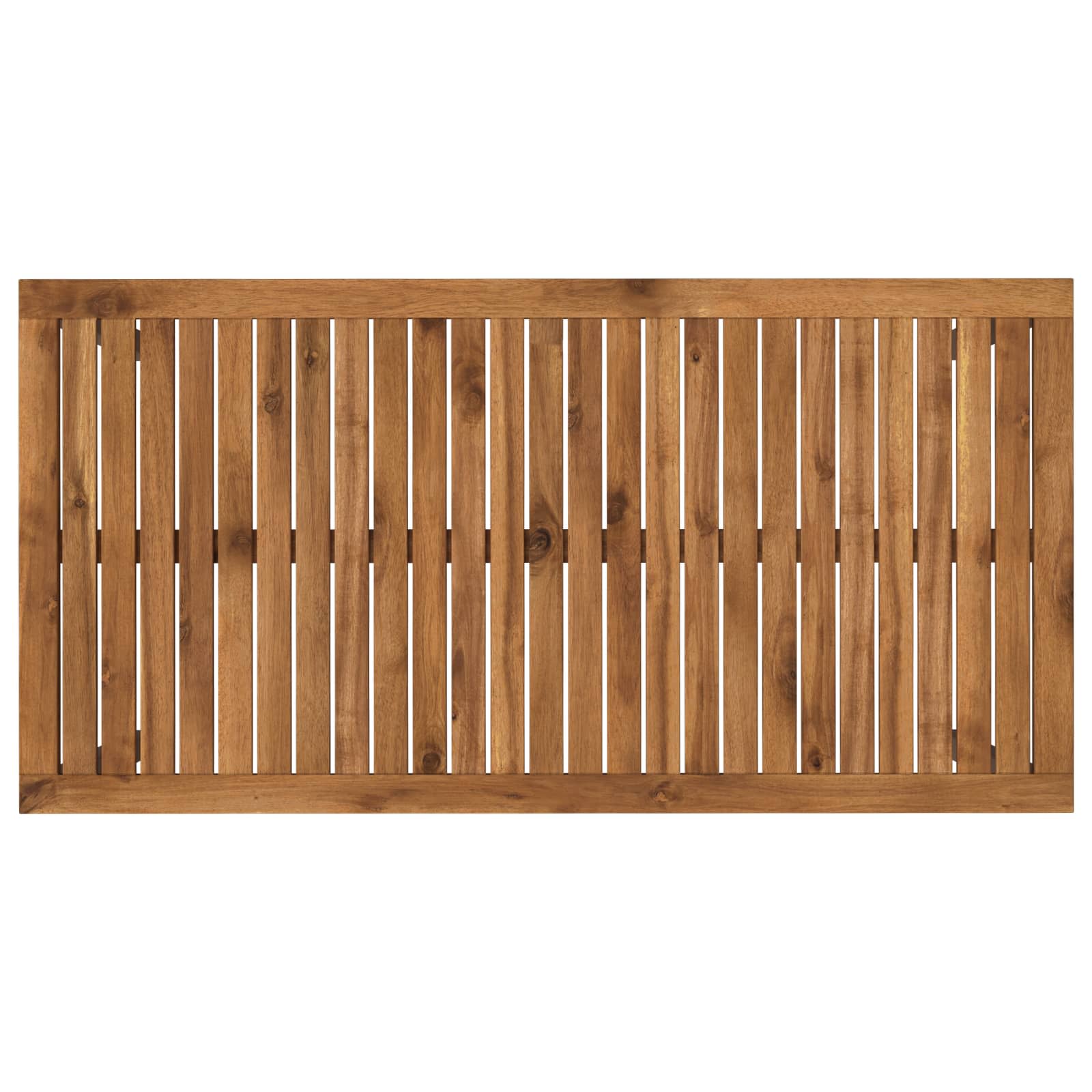 Sodo vakarienės stalas Natūralus ir kava 108,5 x 55 x 75 cm