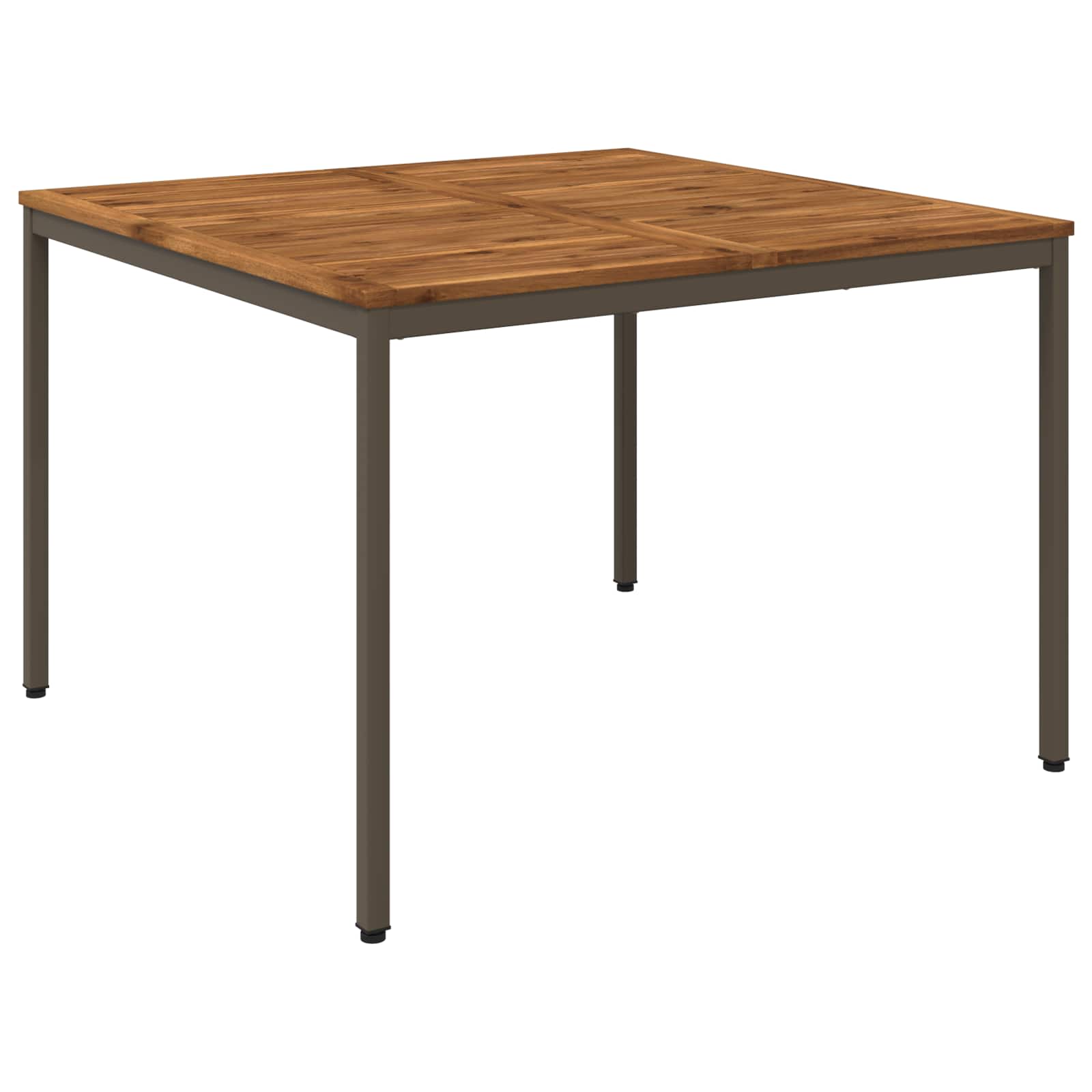Sodo vakarienės stalas Natūralus ir kava 110 x 108,5 x 75 cm