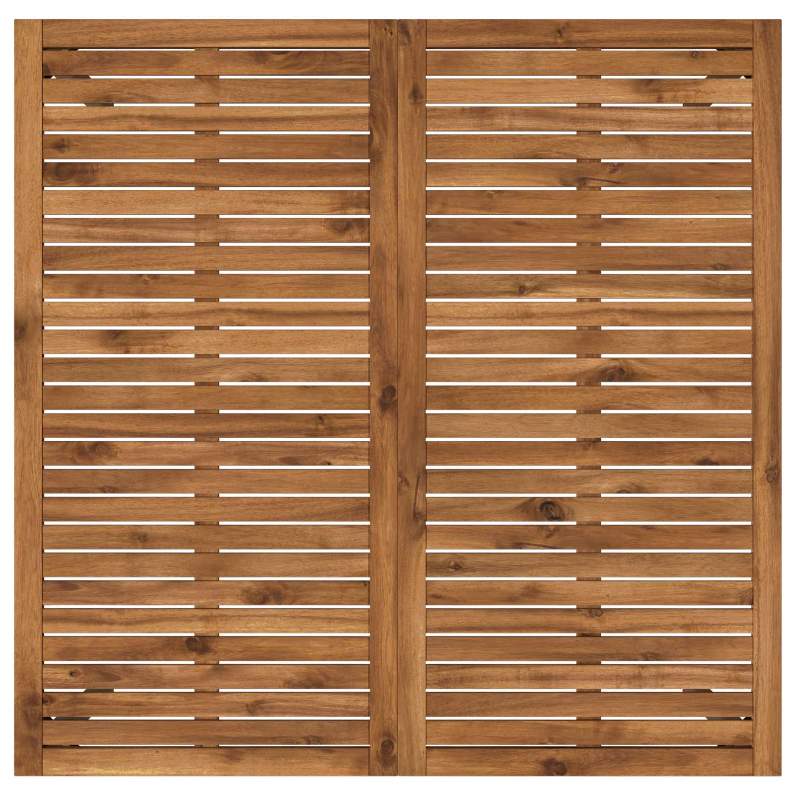 Sodo vakarienės stalas Natūralus ir kava 110 x 108,5 x 75 cm