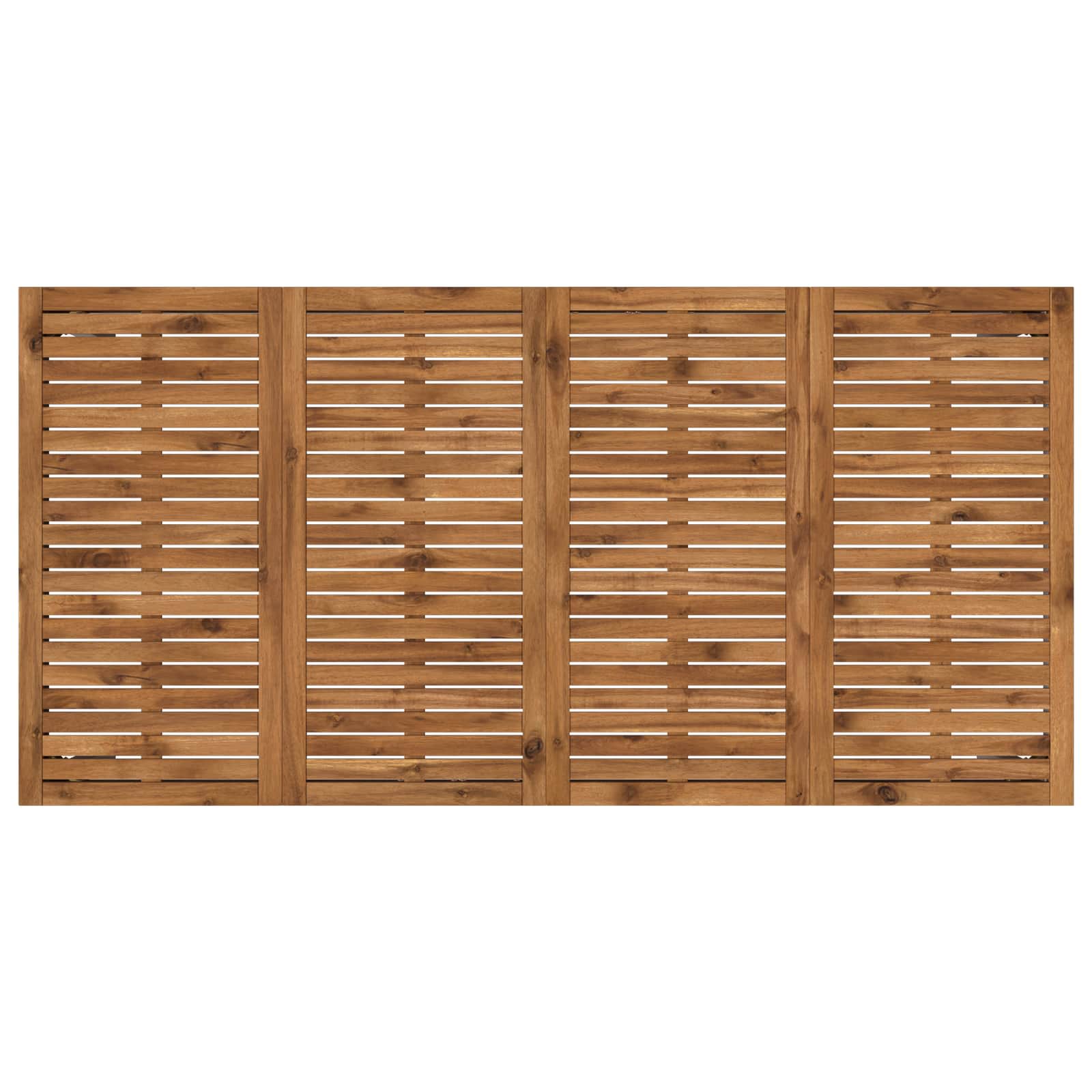 Sodo vakarienės stalas Natūrali ir Balta 147 x 88,5 x 75 cm