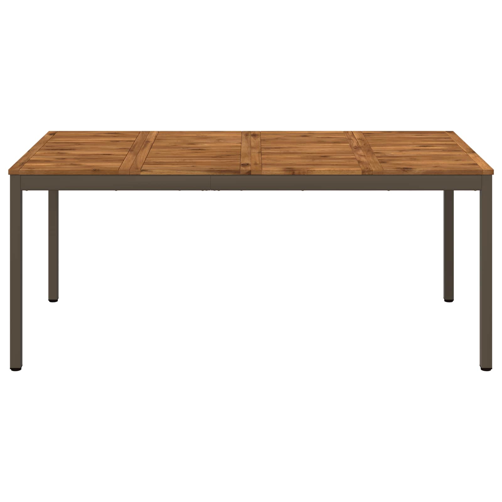 Sodo vakarienės stalas Natūralus ir kava 147 x 88,5 x 75 cm