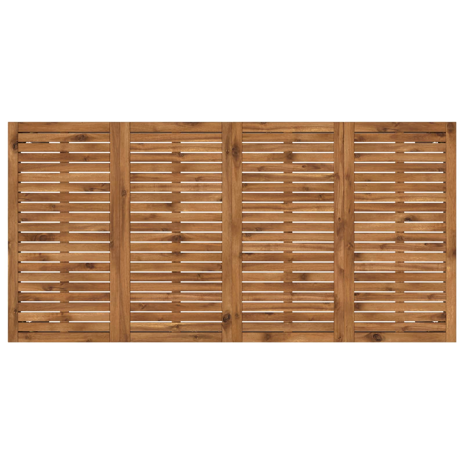Sodo vakarienės stalas Natūralus ir kava 147 x 88,5 x 75 cm
