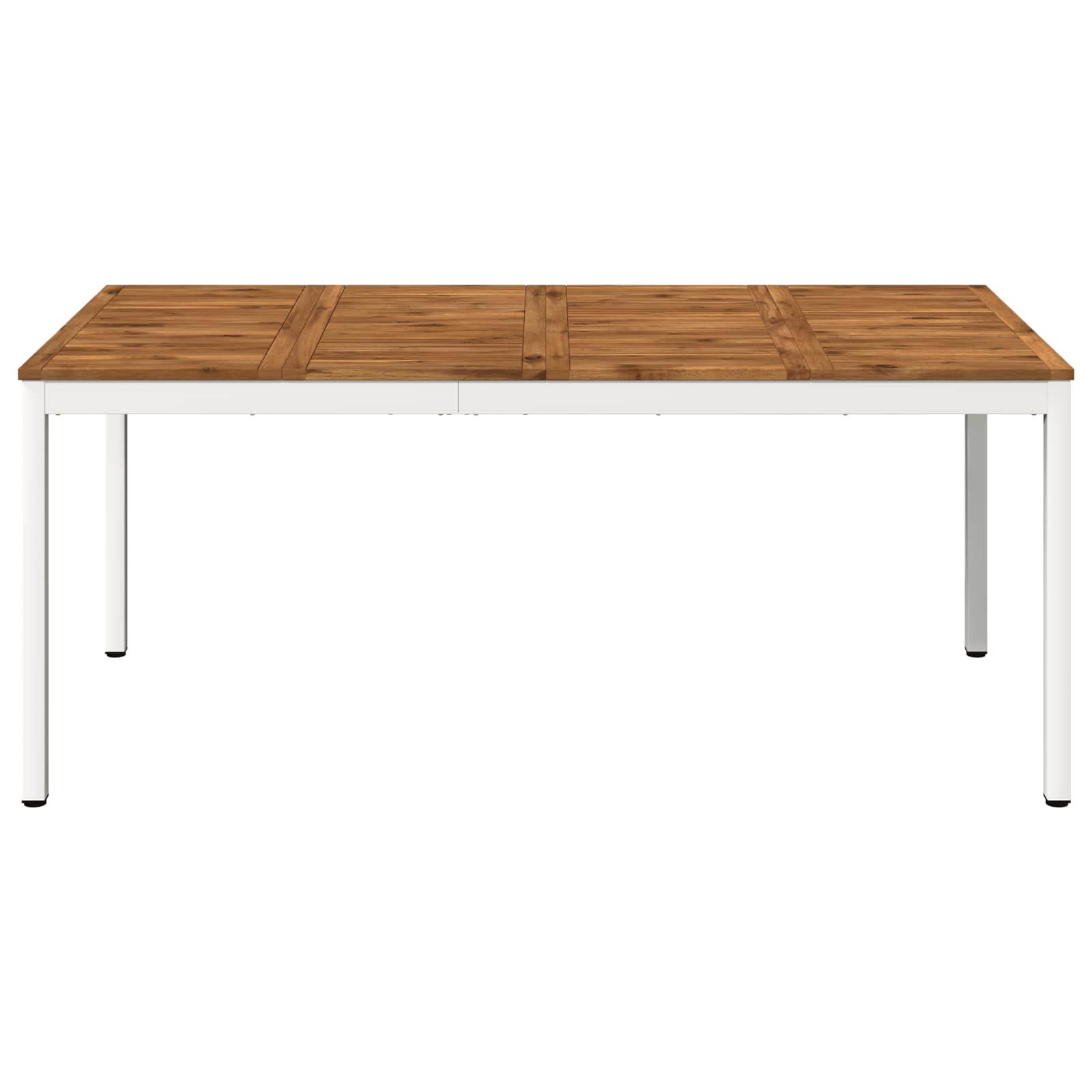 Sodo vakarienės stalas Natūrali ir Balta 180 x 88,5 x 75 cm