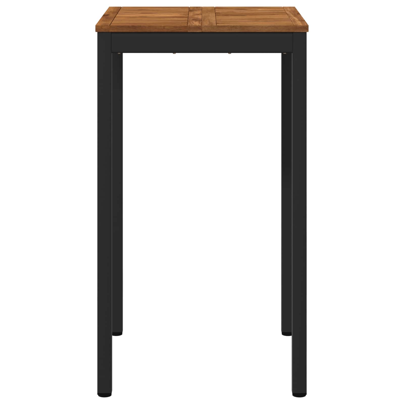 Sodo Baro Stalas Natūrali ir juoda 60 x 60,5 x 105 cm