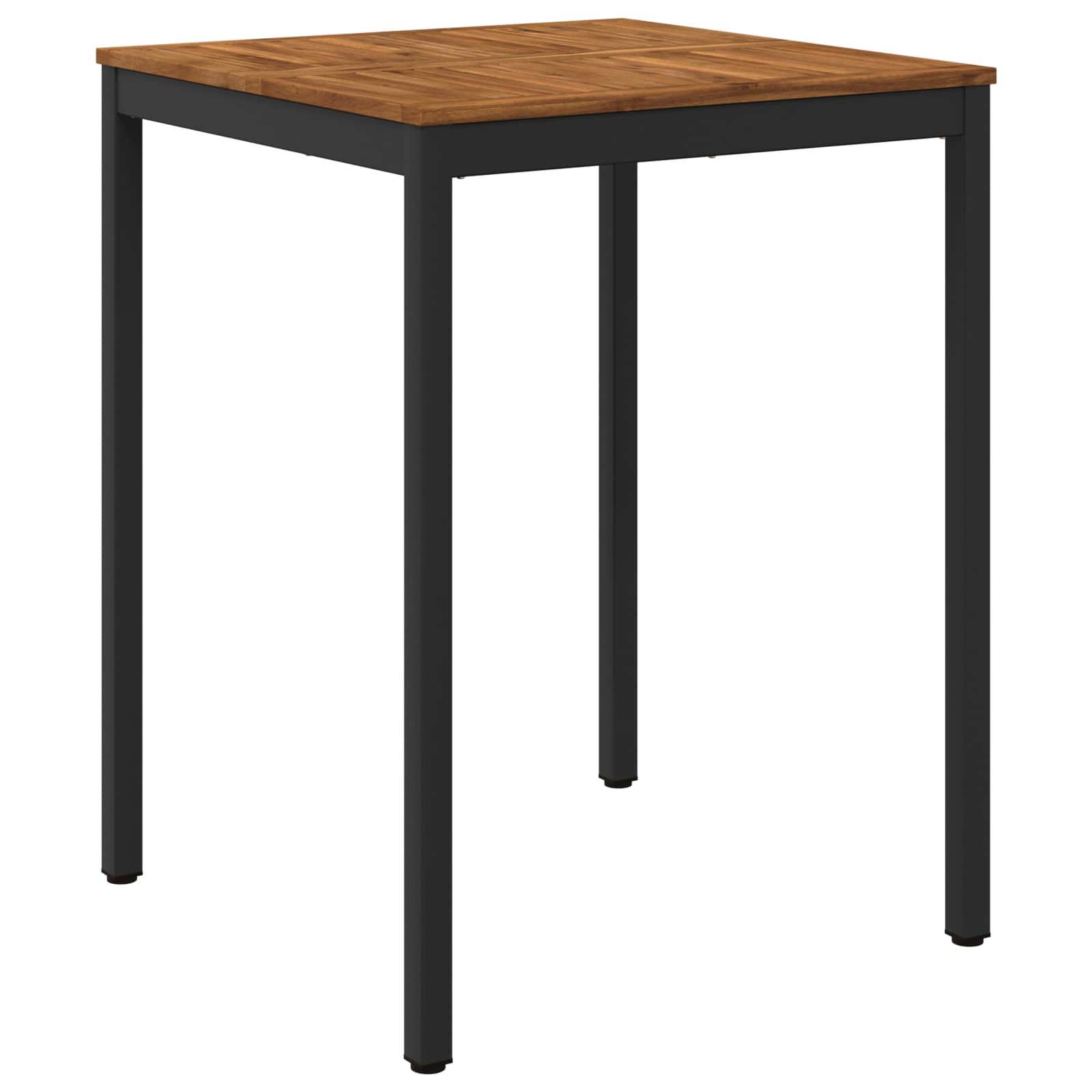 Sodo Baro Stalas Natūrali ir juoda 80 x 80,5 x 105 cm