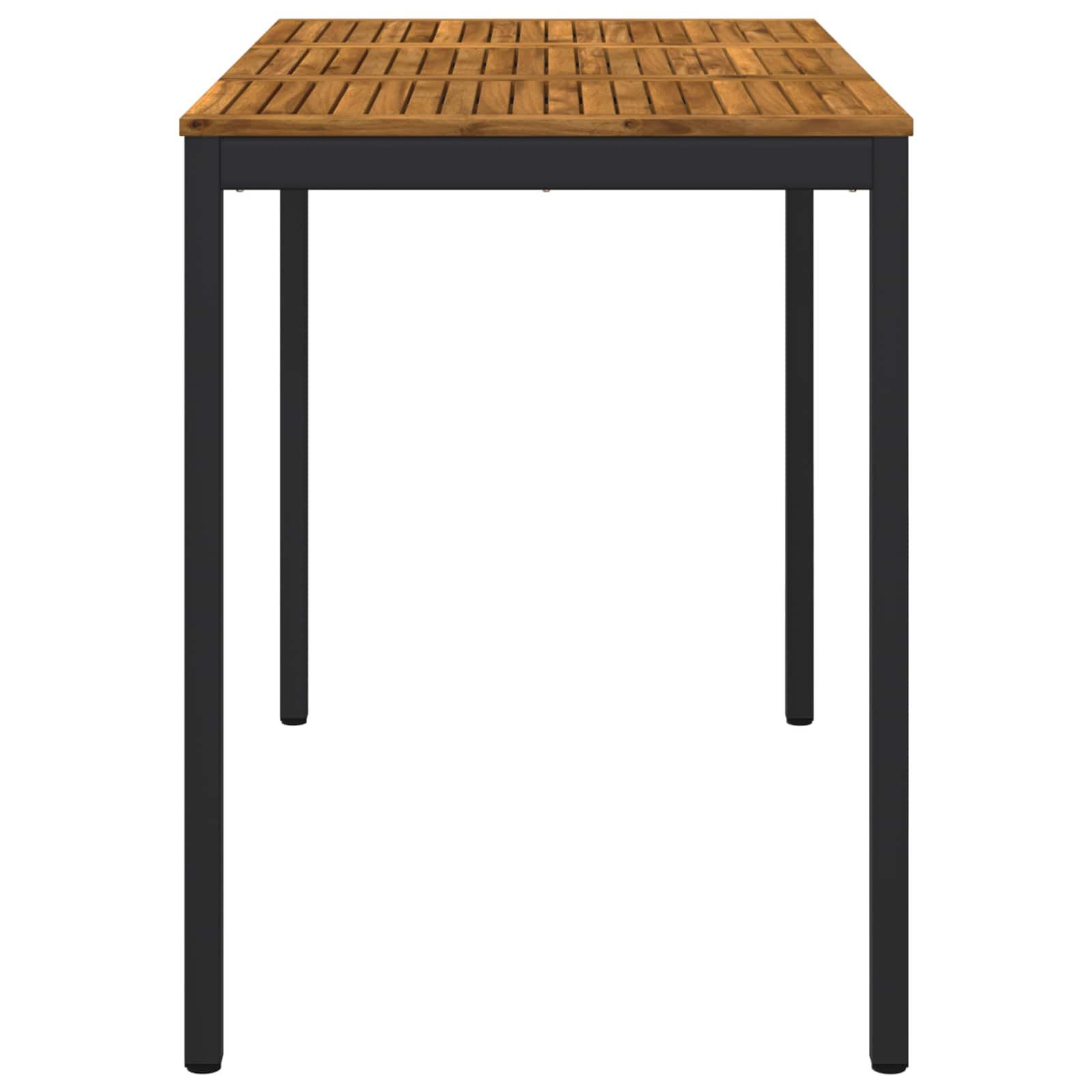 Sodo Baro Stalas Natūrali ir juoda 141 x 80,5 x 105 cm