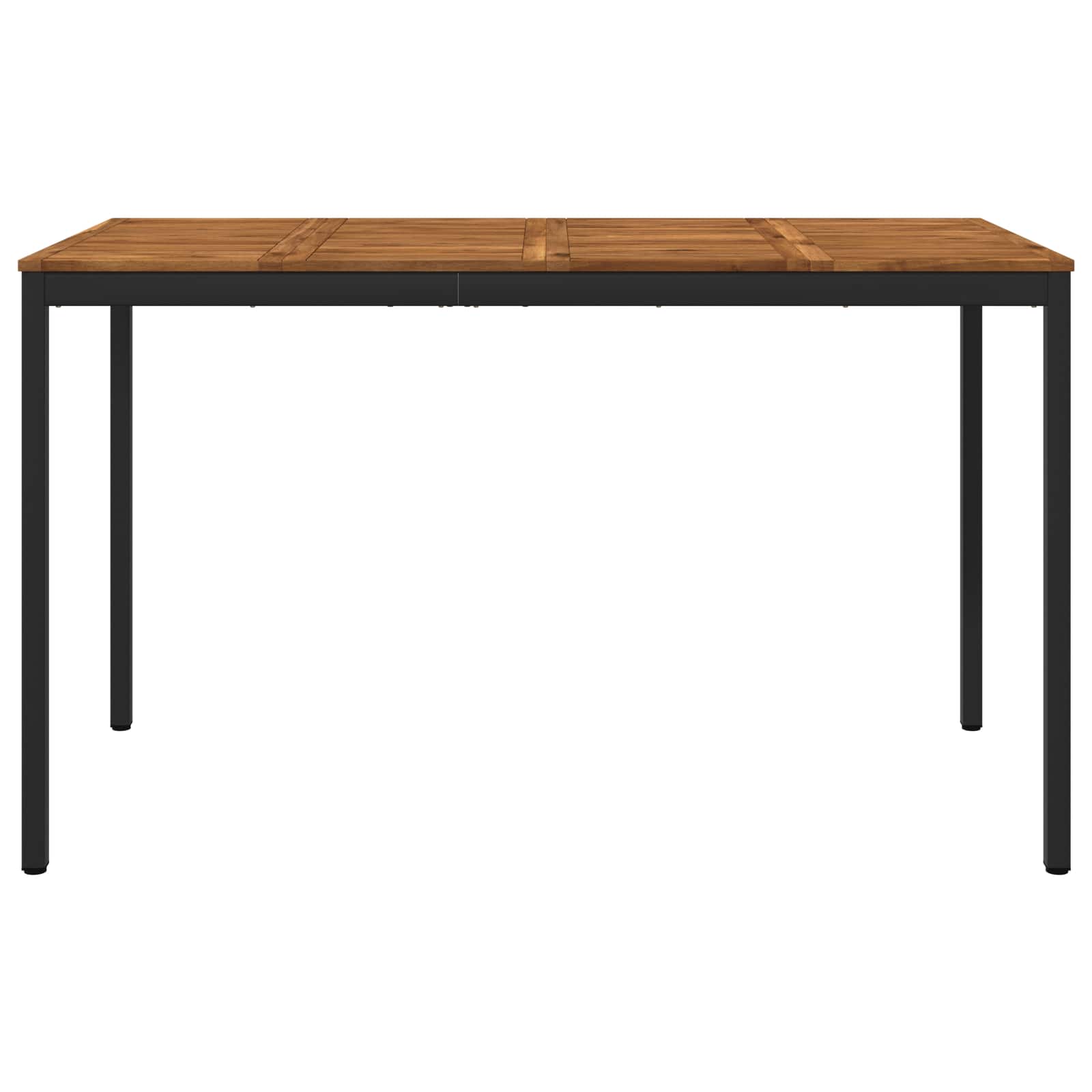 Sodo Baro Stalas Natūrali ir juoda 180 x 88,5 x 105 cm