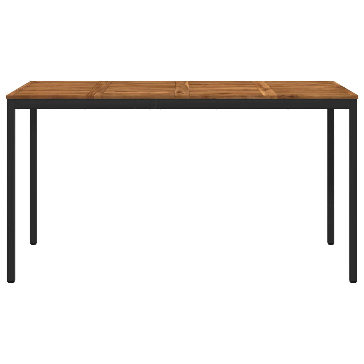 Sodo Baro Stalas NAARDEN Natūrali ir juoda 196 x 80,5 x 105 cm