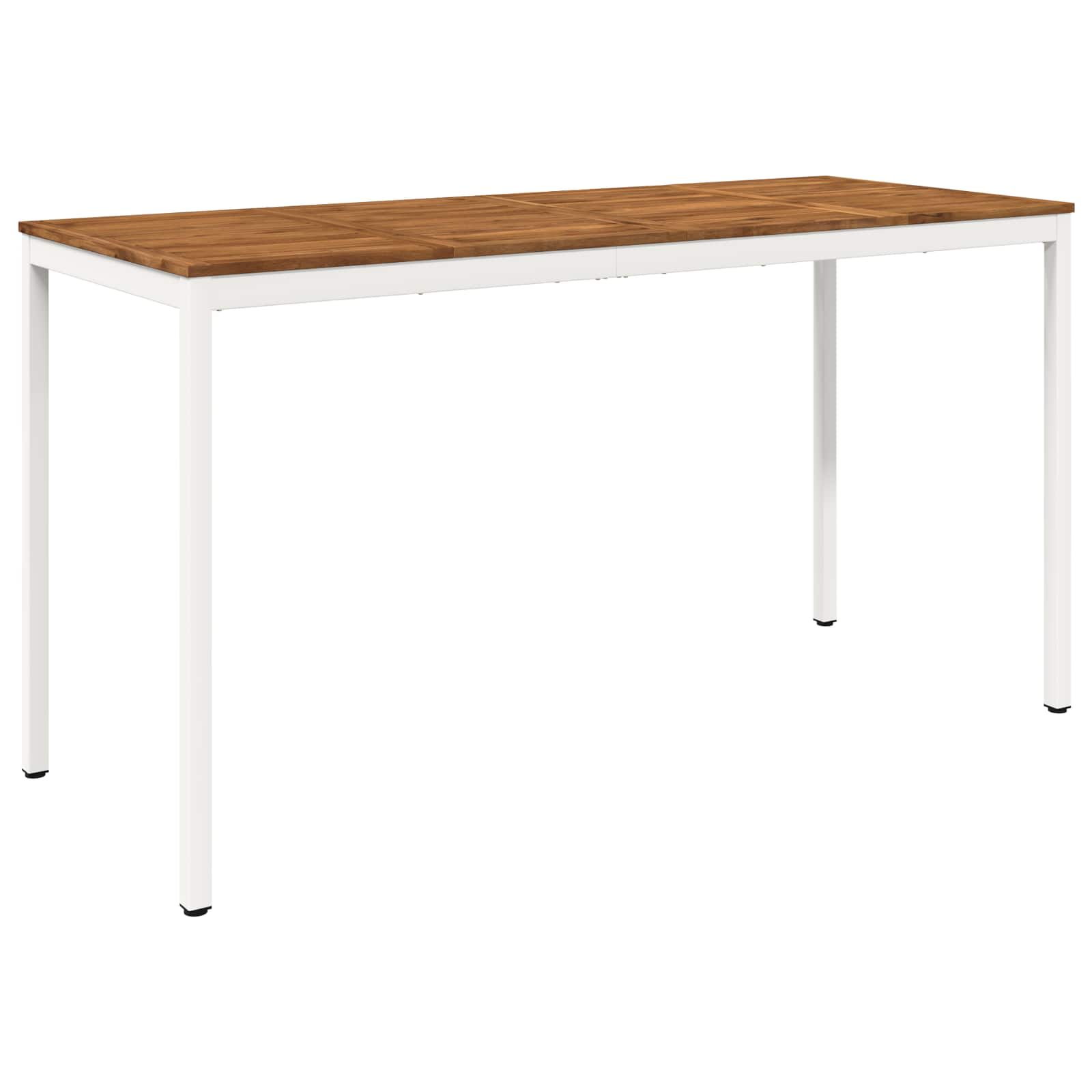 Sodo Baro Stalas Natūrali ir Balta 196 x 80,5 x 105 cm