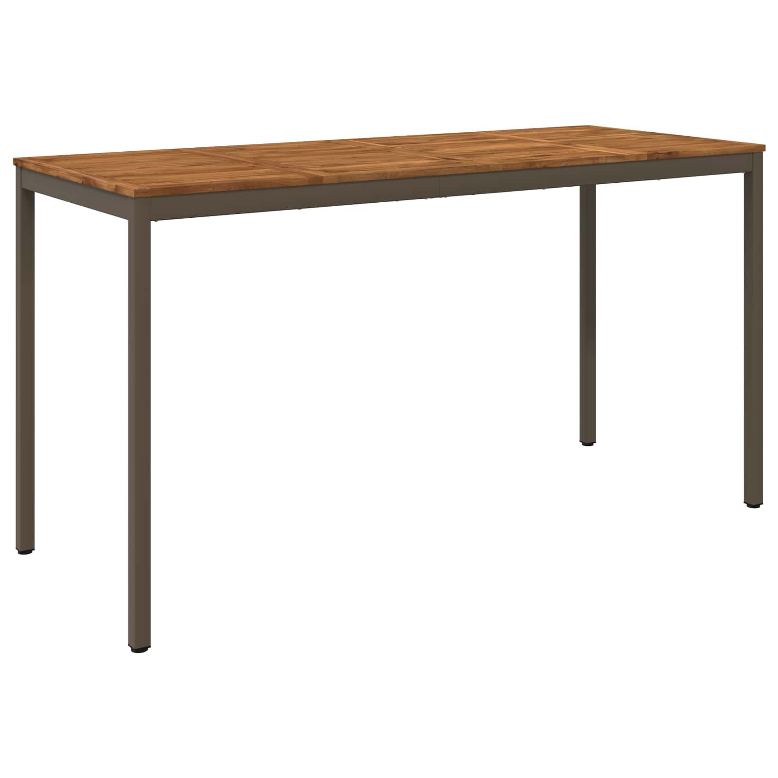 Sodo Baro Stalas Natūralus ir kava 196 x 80,5 x 105 cm