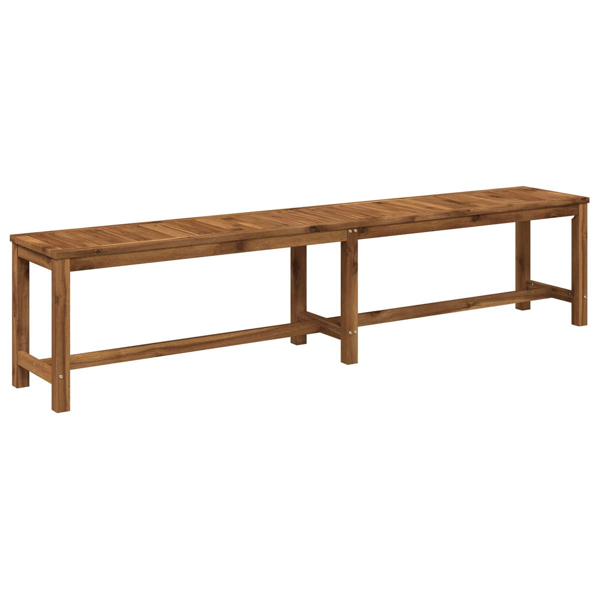 Sodo suolas LAREN 201 x 35 x 45 cm Kietos akacijos mediena