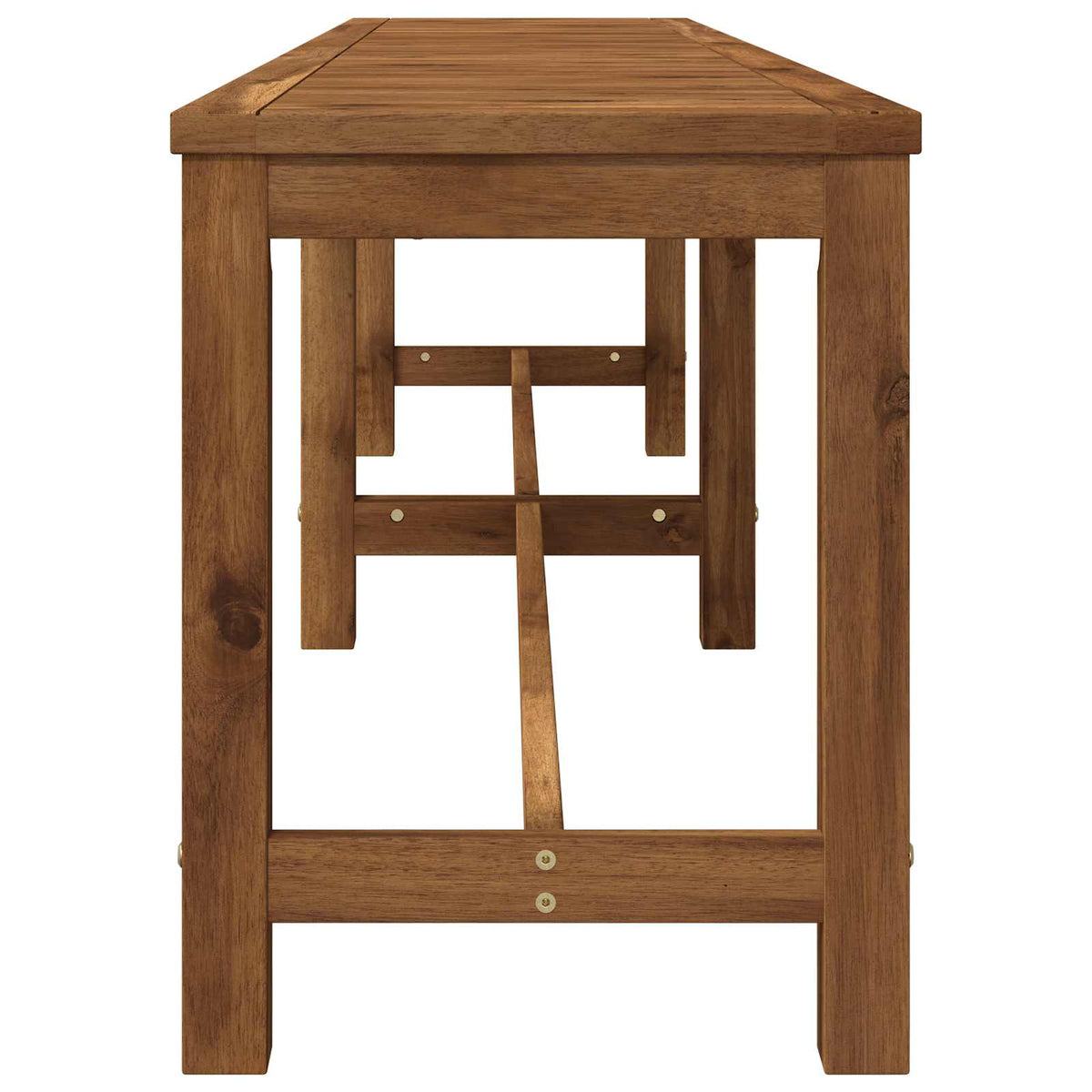 Sodo suolas LAREN 201 x 35 x 45 cm Kietos akacijos mediena
