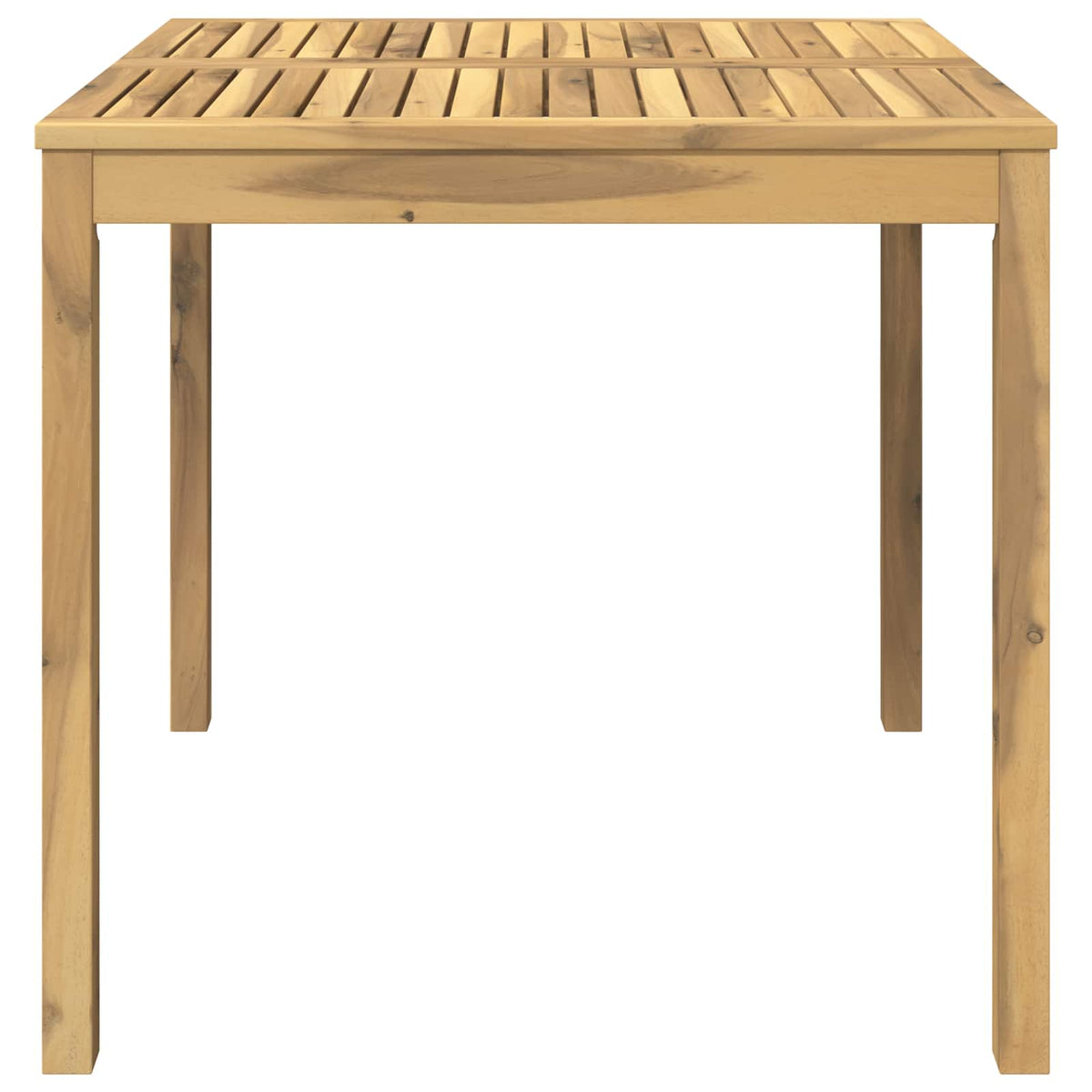Sodo vakarienės stalas Balta apdaila 80 x 80,5 x 75 cm