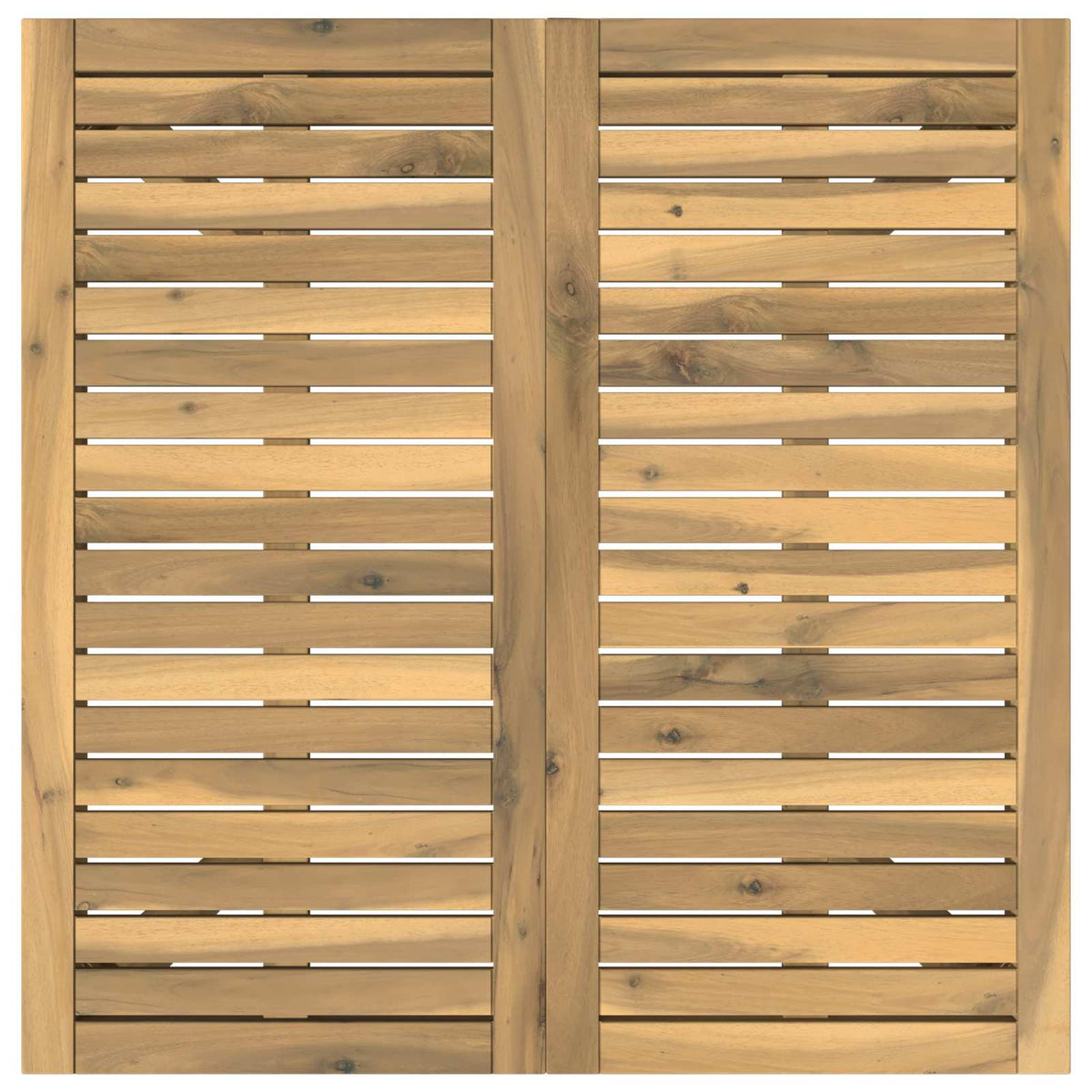 Sodo vakarienės stalas Balta apdaila 80 x 80,5 x 75 cm