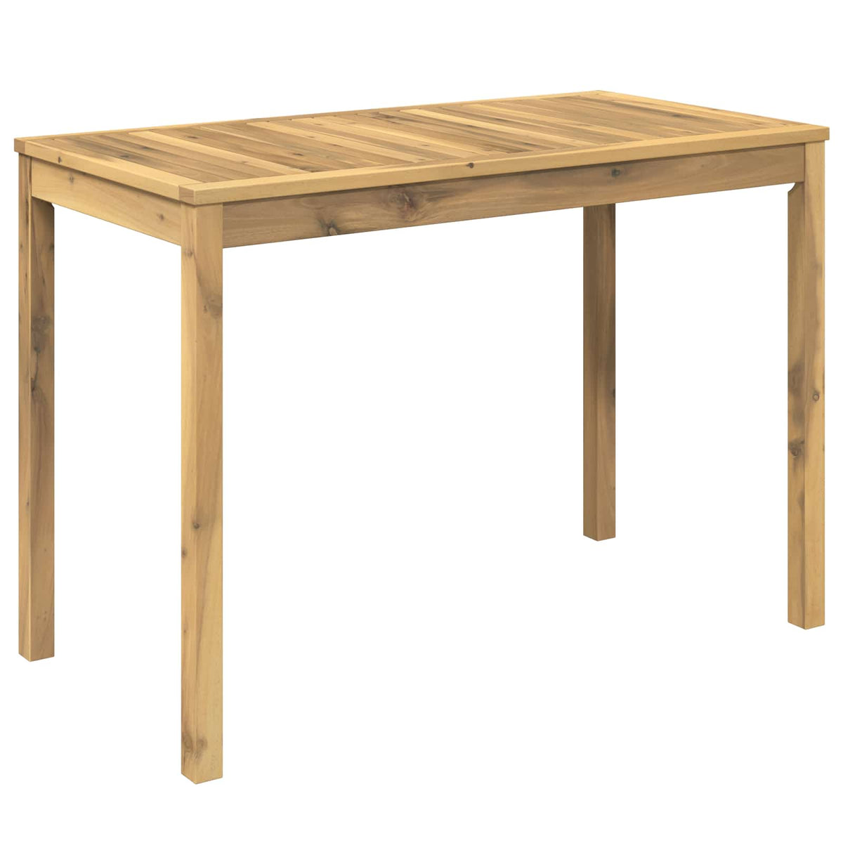 Sodo vakarienės stalas LAREN Balta apdaila 108,5 x 55 x 75 cm