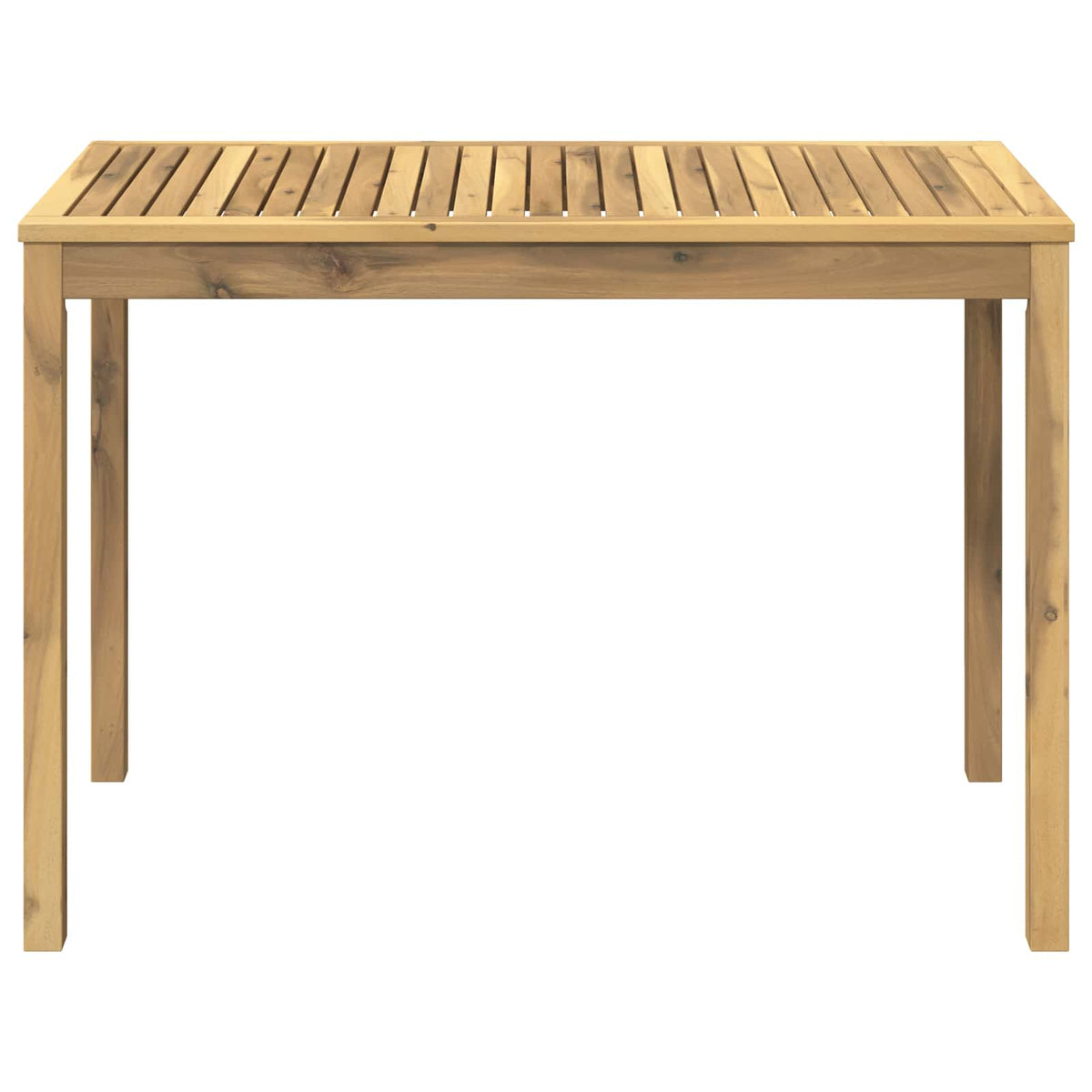 Sodo vakarienės stalas LAREN Balta apdaila 108,5 x 55 x 75 cm