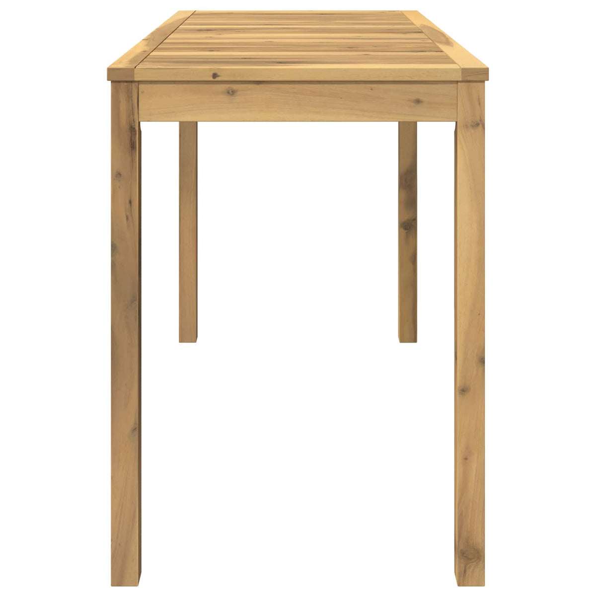 Sodo vakarienės stalas LAREN Balta apdaila 108,5 x 55 x 75 cm
