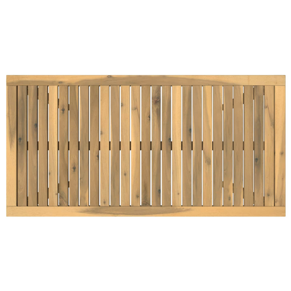 Sodo vakarienės stalas LAREN Balta apdaila 108,5 x 55 x 75 cm