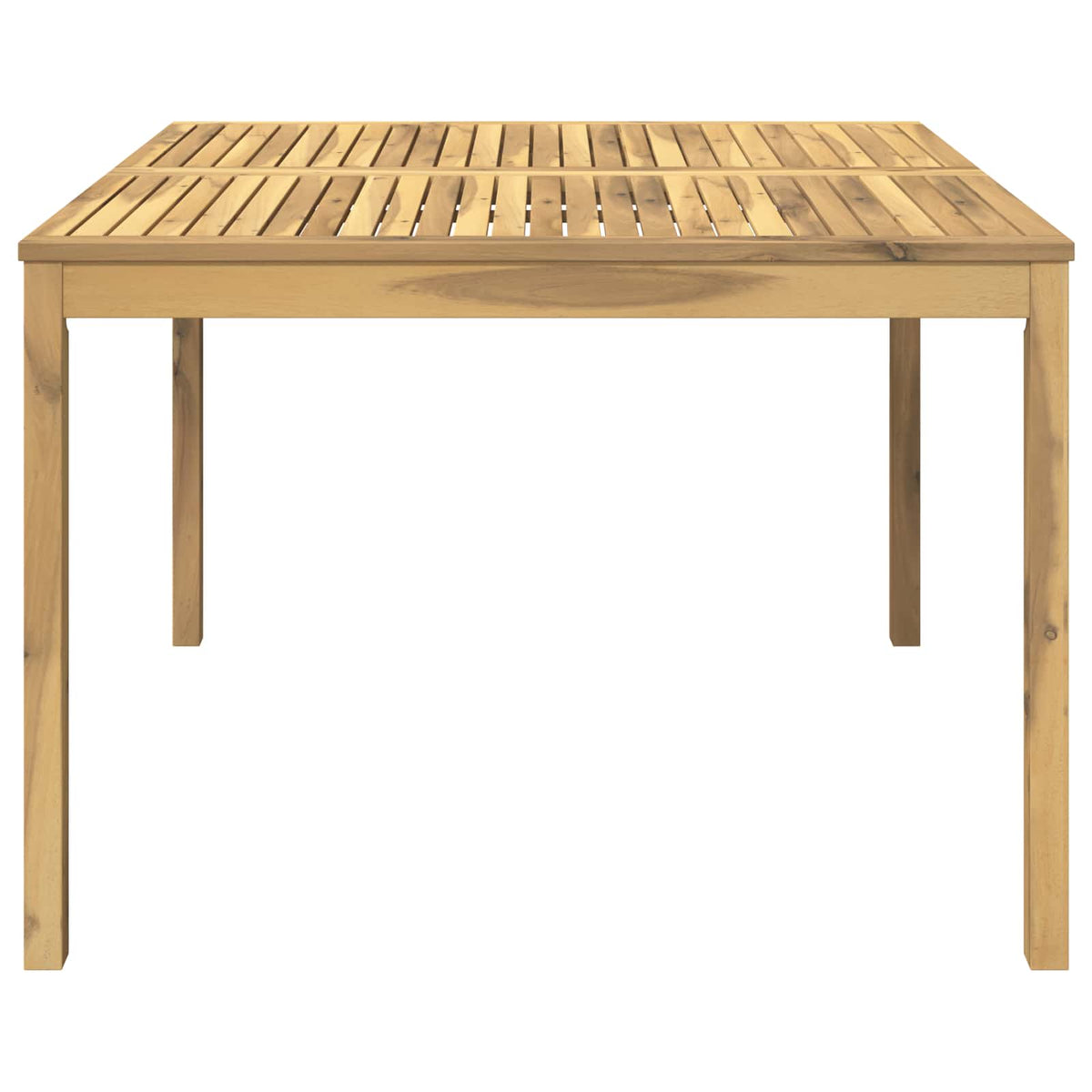 Sodo vakarienės stalas Balta apdaila 110 x 108,5 x 75 cm