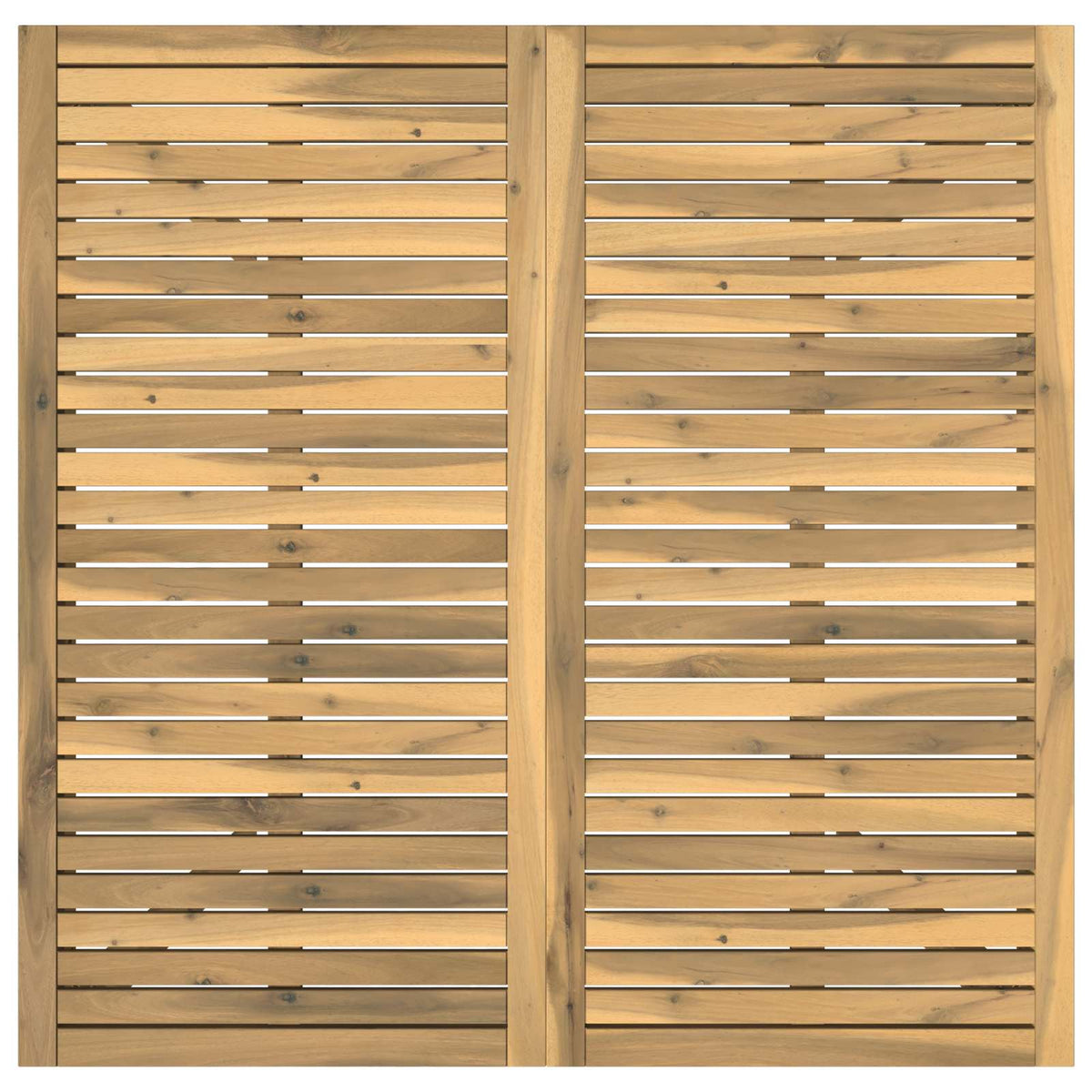 Sodo vakarienės stalas Balta apdaila 110 x 108,5 x 75 cm