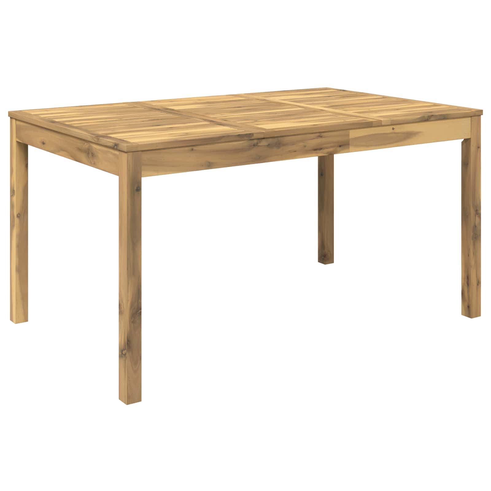 Sodo vakarienės stalas Balta 147 x 88,5 x 75 cm