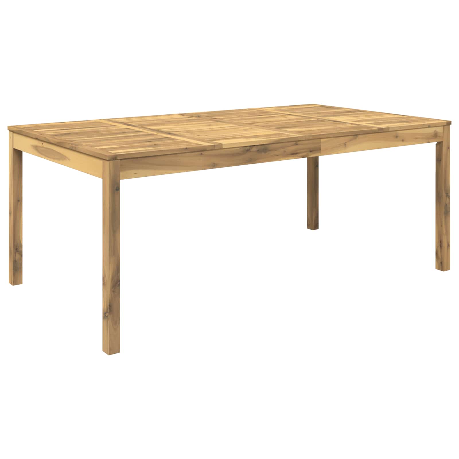 Sodo vakarienės stalas Balta 196 x 100,5 x 75 cm