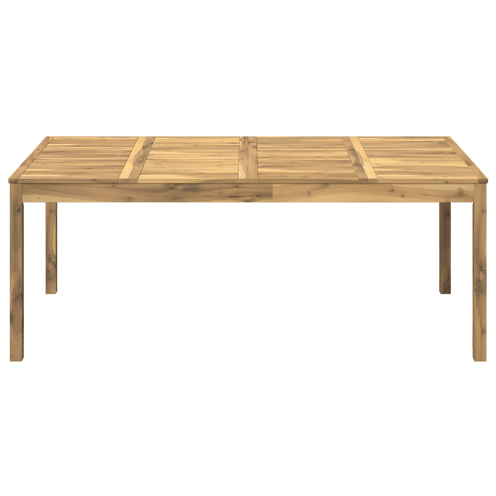 Sodo vakarienės stalas Balta 196 x 100,5 x 75 cm