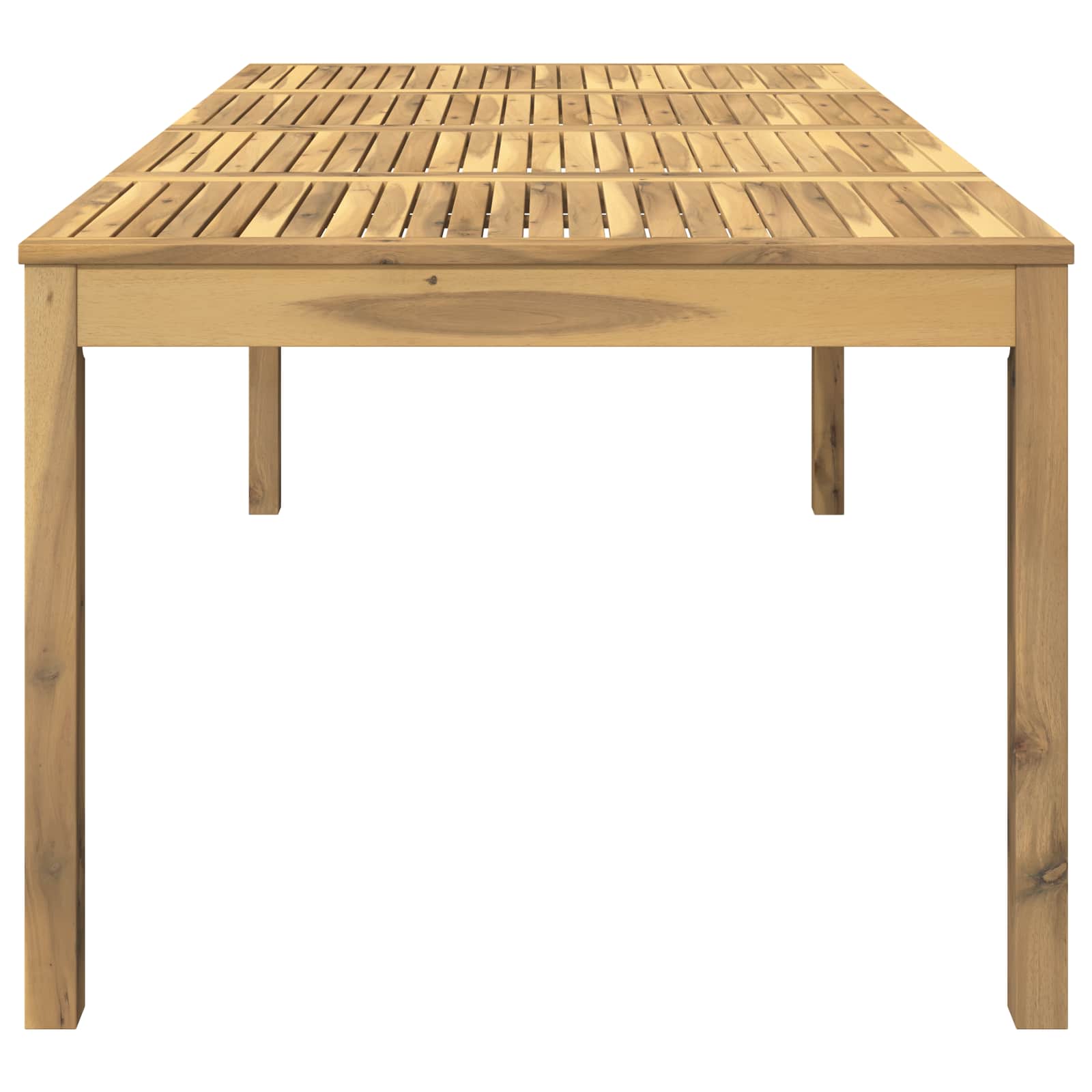 Sodo vakarienės stalas Balta 196 x 100,5 x 75 cm