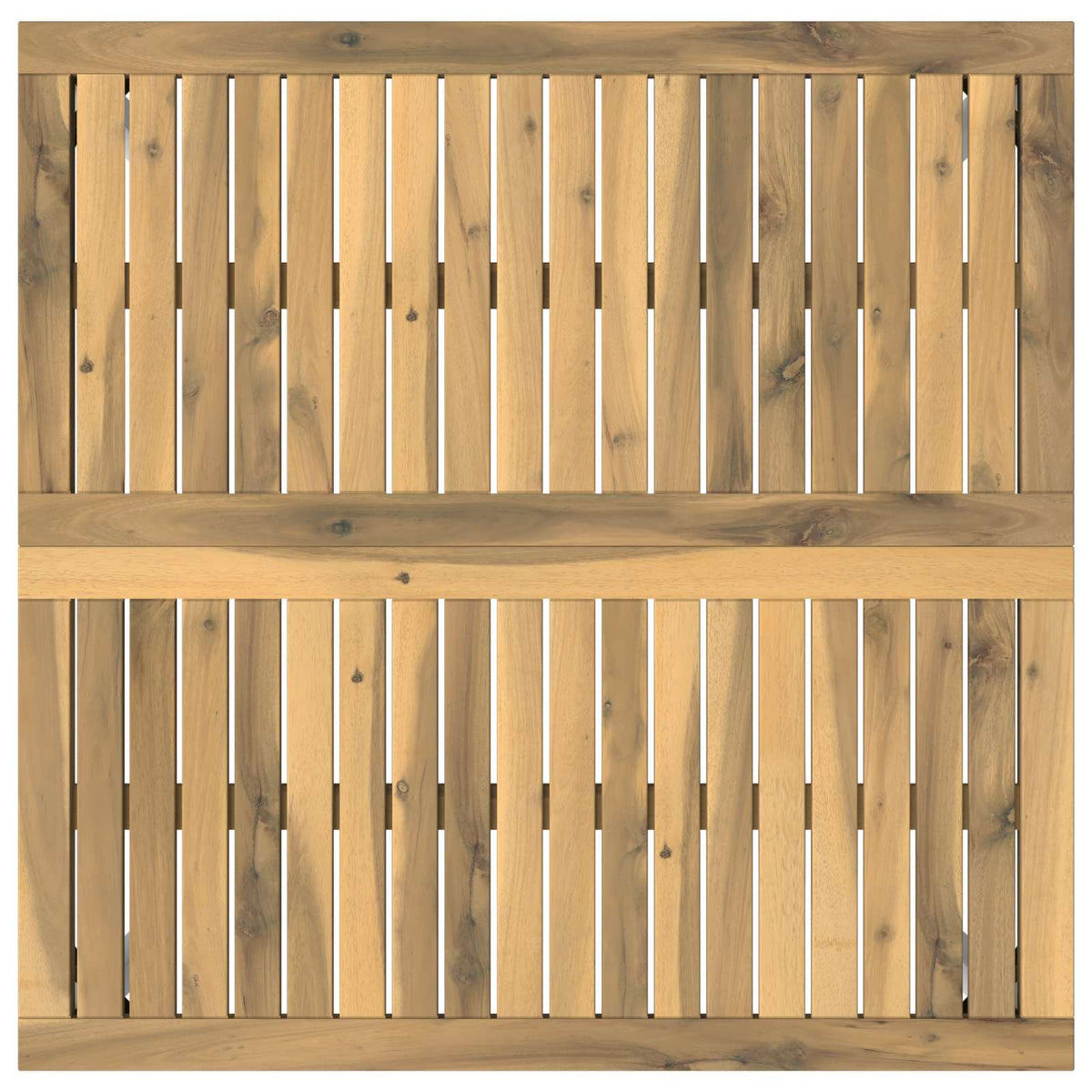Kavos staliukas Balta 80 x 80,5 x 45 cm Kietos akacijos mediena