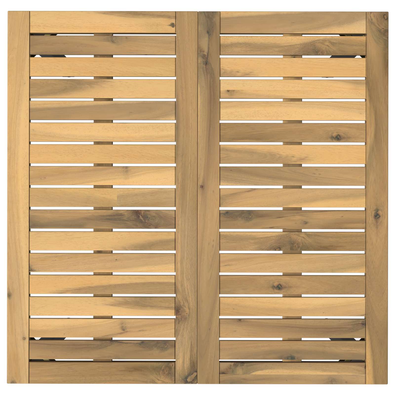 Sodo vakarienės stalas Balta ir juoda 70 x 68,5 x 75 cm